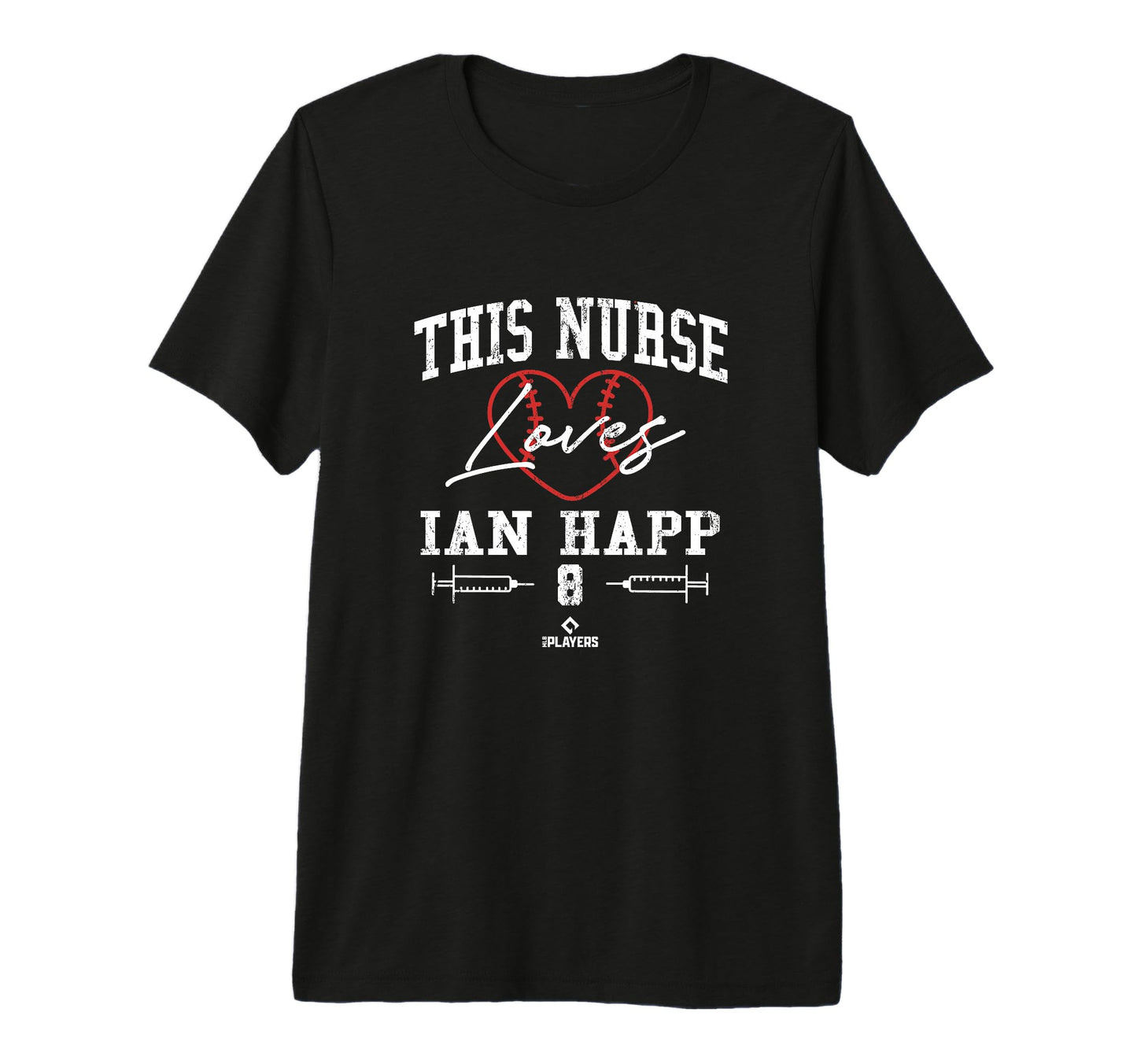 This Nurse Loves Ian Happ Baseball T-Shirt - Minimalist Print Men Women - T-Shirt, Sweatshirt, Hoodie