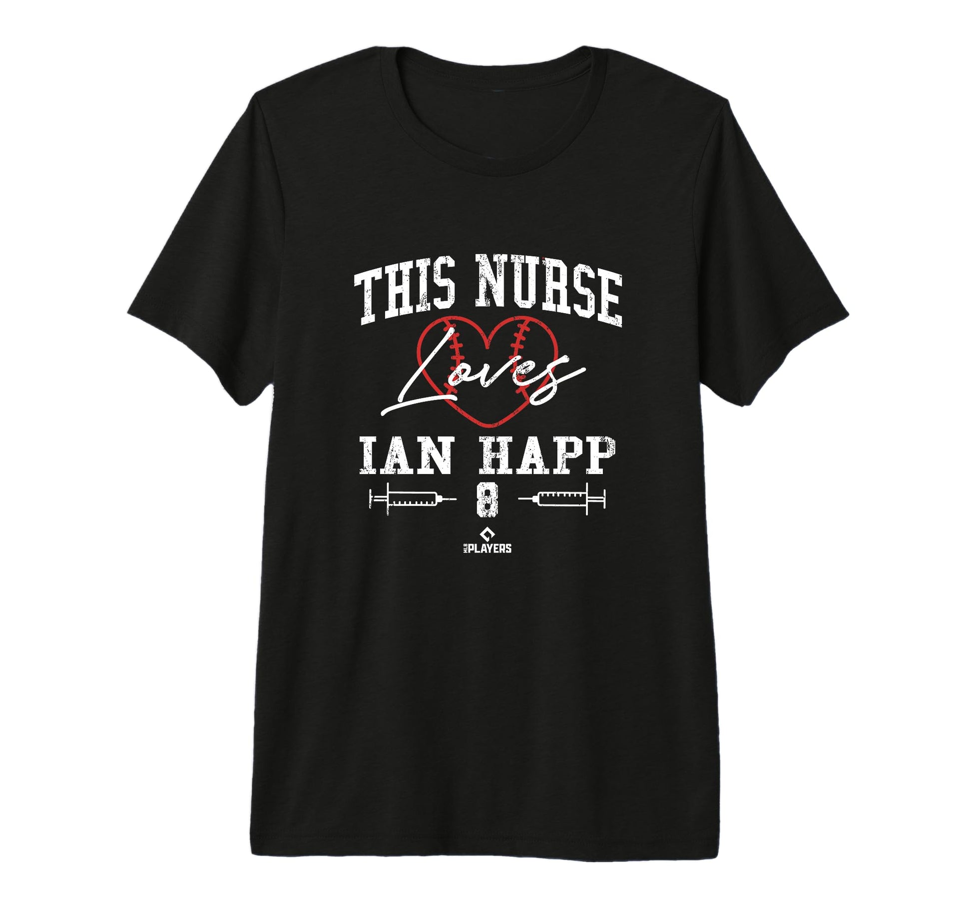 This Nurse Loves Ian Happ Baseball T-Shirt - Minimalist Print Men Women - T-Shirt, Sweatshirt, Hoodie