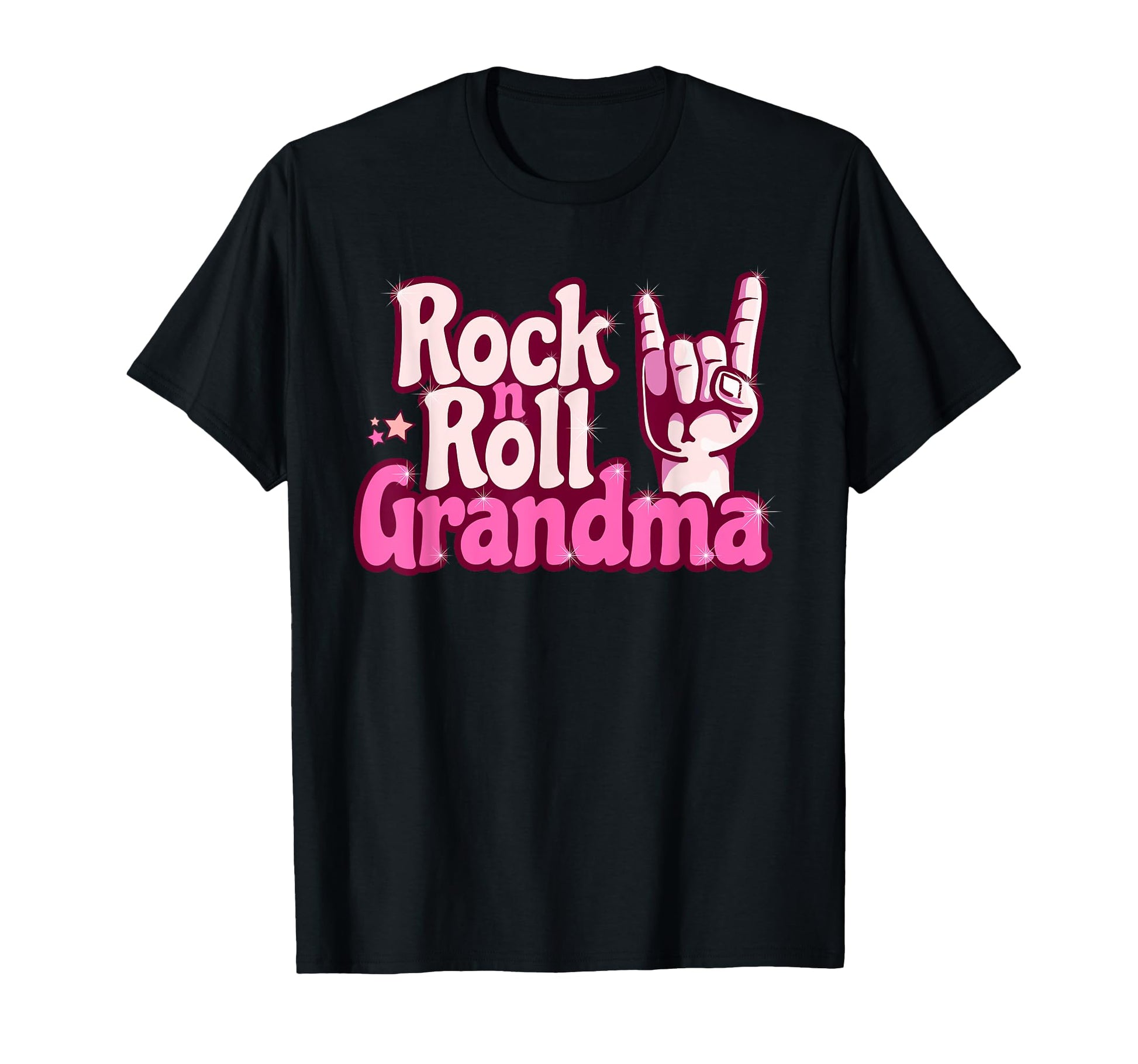 Rock N Roll Grandma Fun Metal Music T-Shirt - Fun Novelty Design Men Women - T-Shirt, Sweatshirt, Hoodie