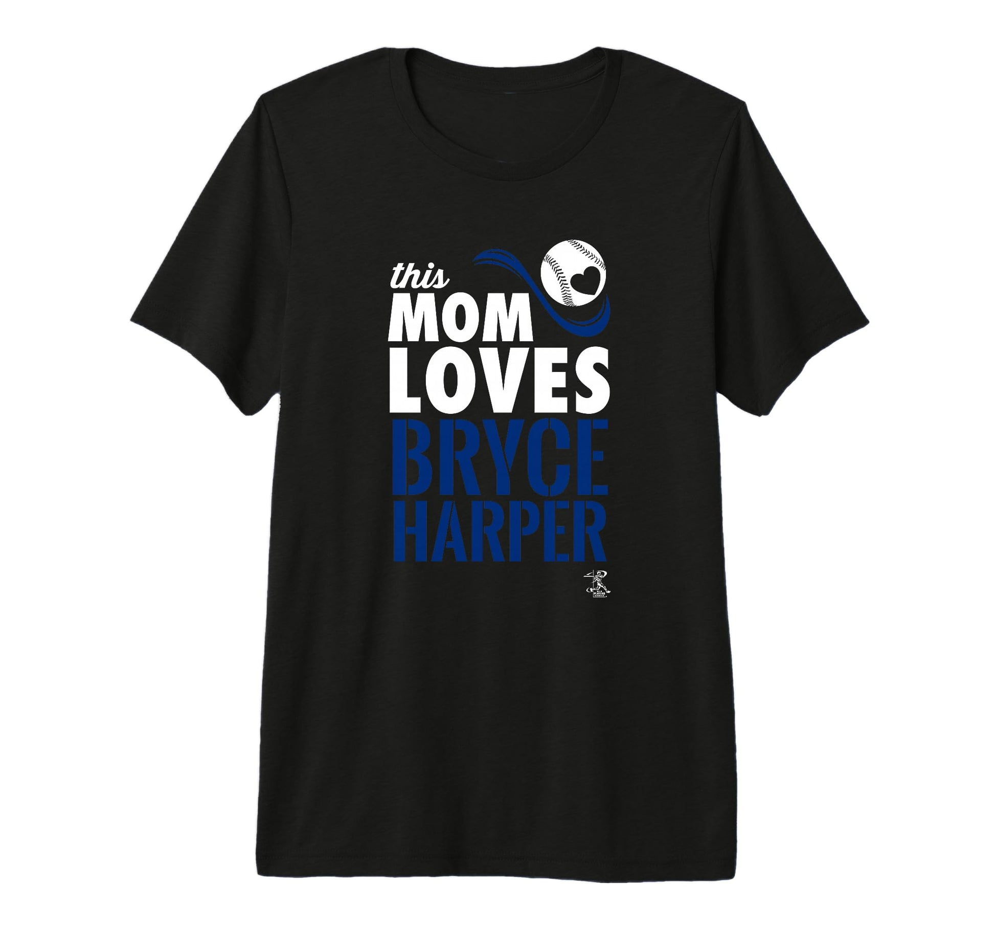 Bryce Harper This Mom Loves Tri Blend T-Shirt - Novelty Apparel Unisex - T-Shirt, Sweatshirt, Hoodie