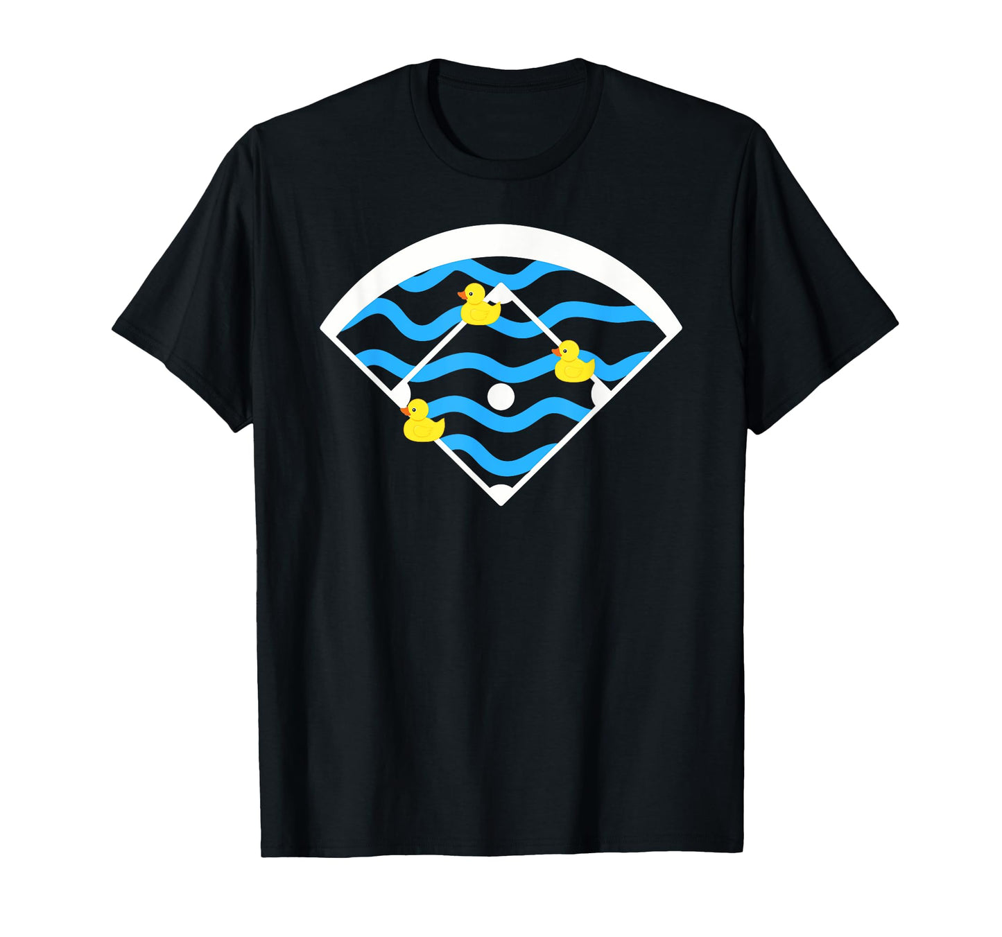 Ducks Left Pond Funny Baseball Field T-Shirt - Streetwear Style Unisex - T-Shirt, Sweatshirt, Hoodie
