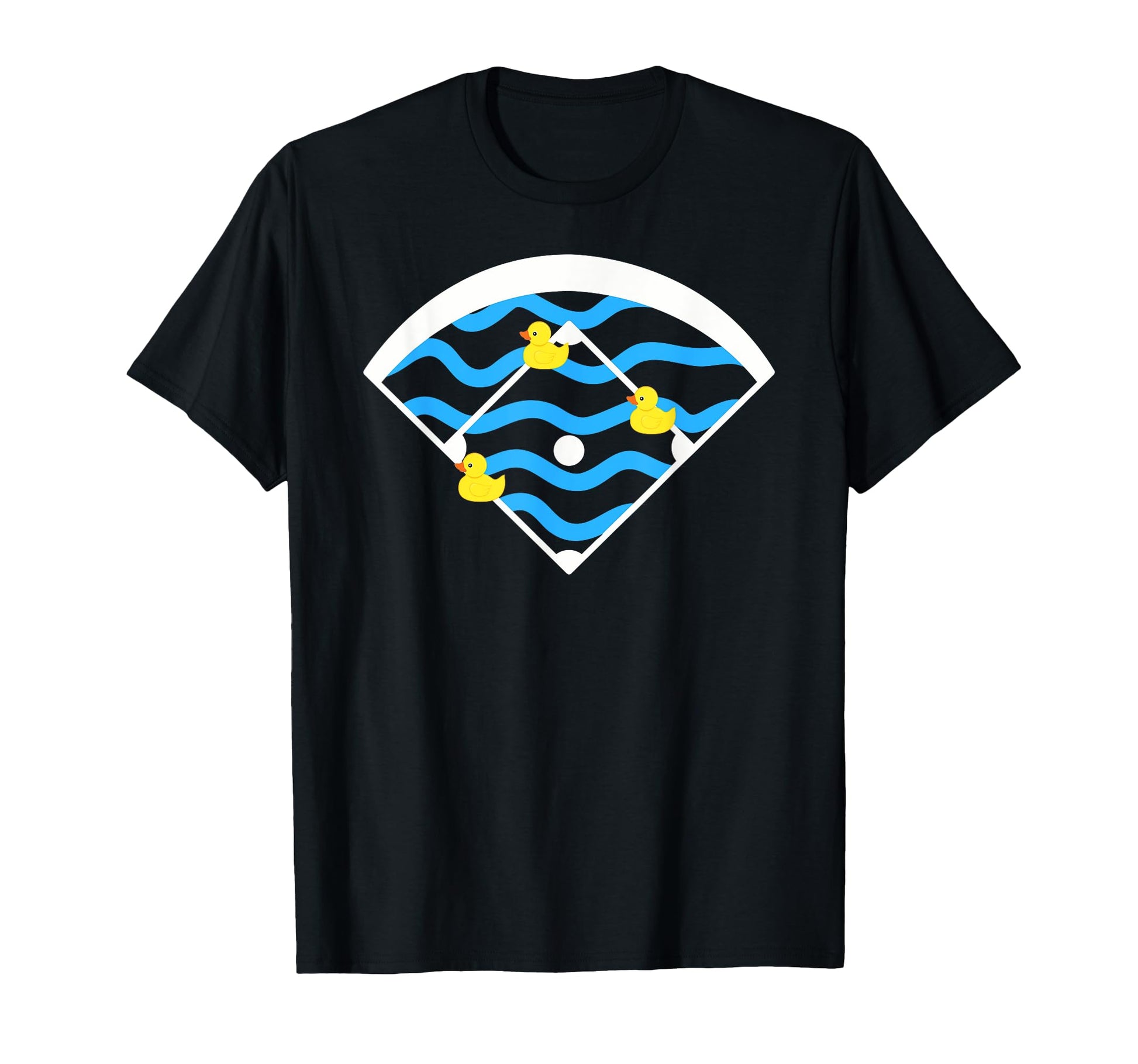 Ducks Left Pond Funny Baseball Field T-Shirt - Streetwear Style Unisex - T-Shirt, Sweatshirt, Hoodie