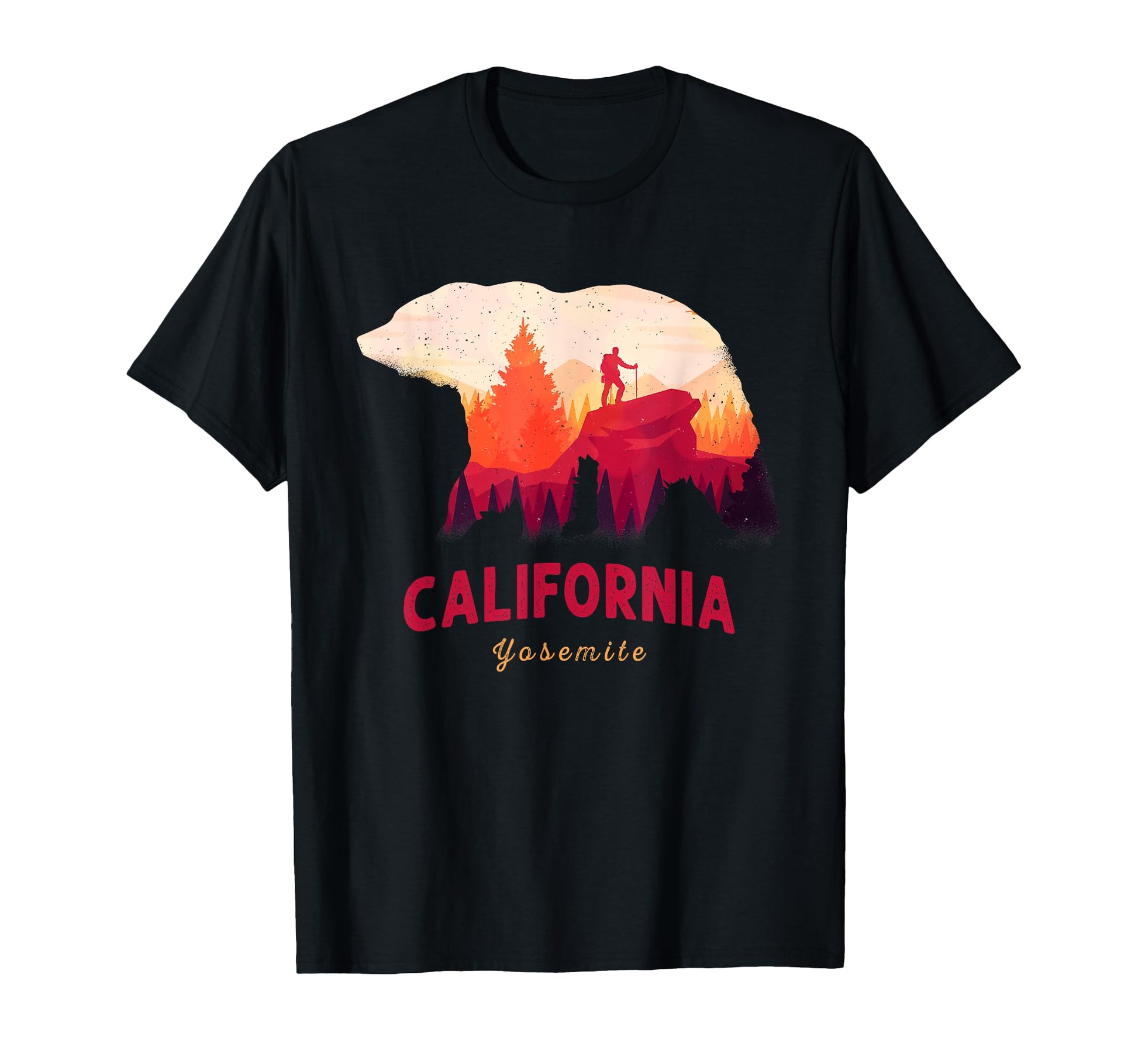Yosemite National Park T-Shirt - Fun Novelty Design for Adults - T-Shirt, Sweatshirt, Hoodie