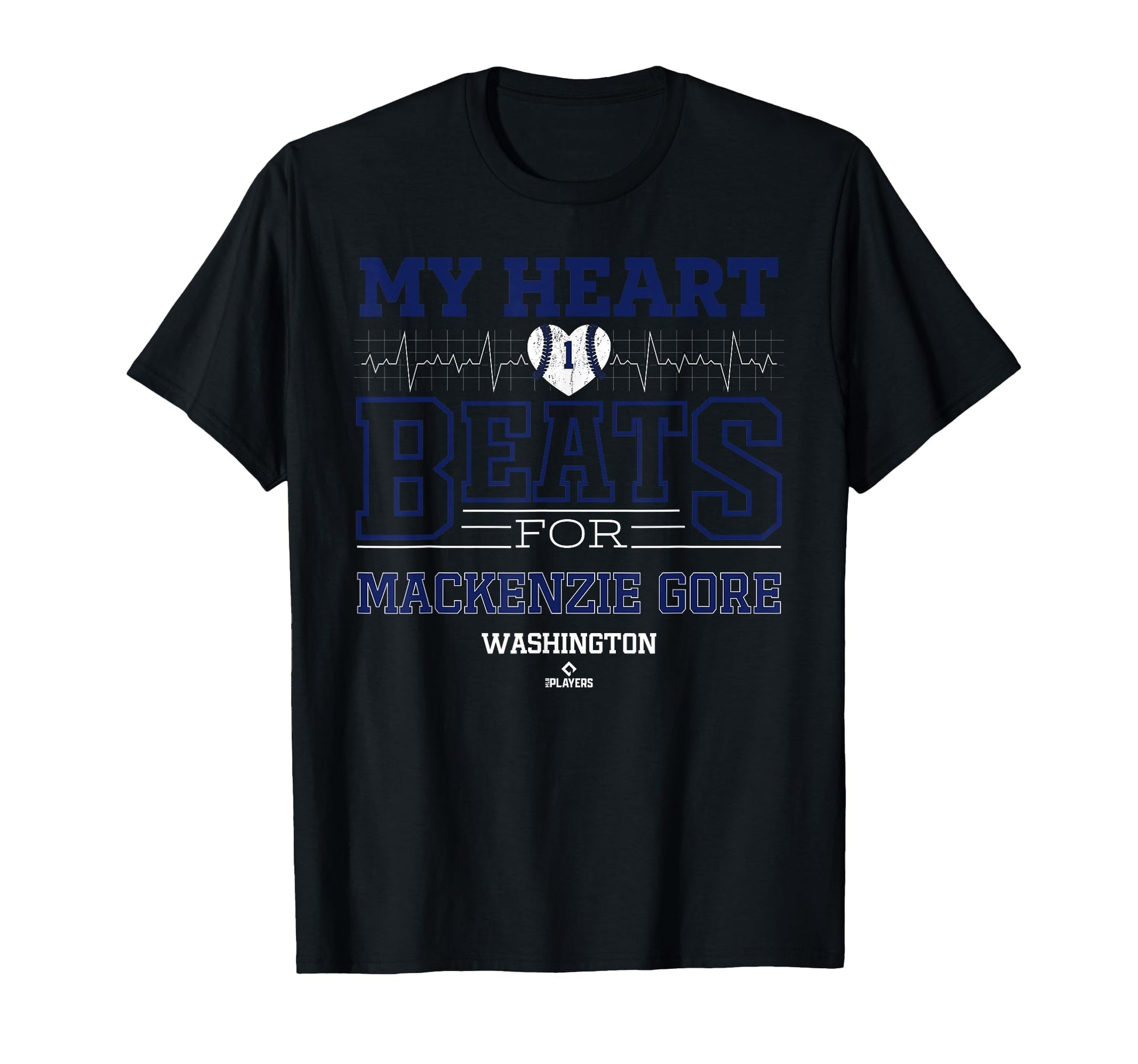 My Heart Beats Mackenzie Gore Washington T-Shirt - Unique Graphic Unisex - T-Shirt, Sweatshirt, Hoodie