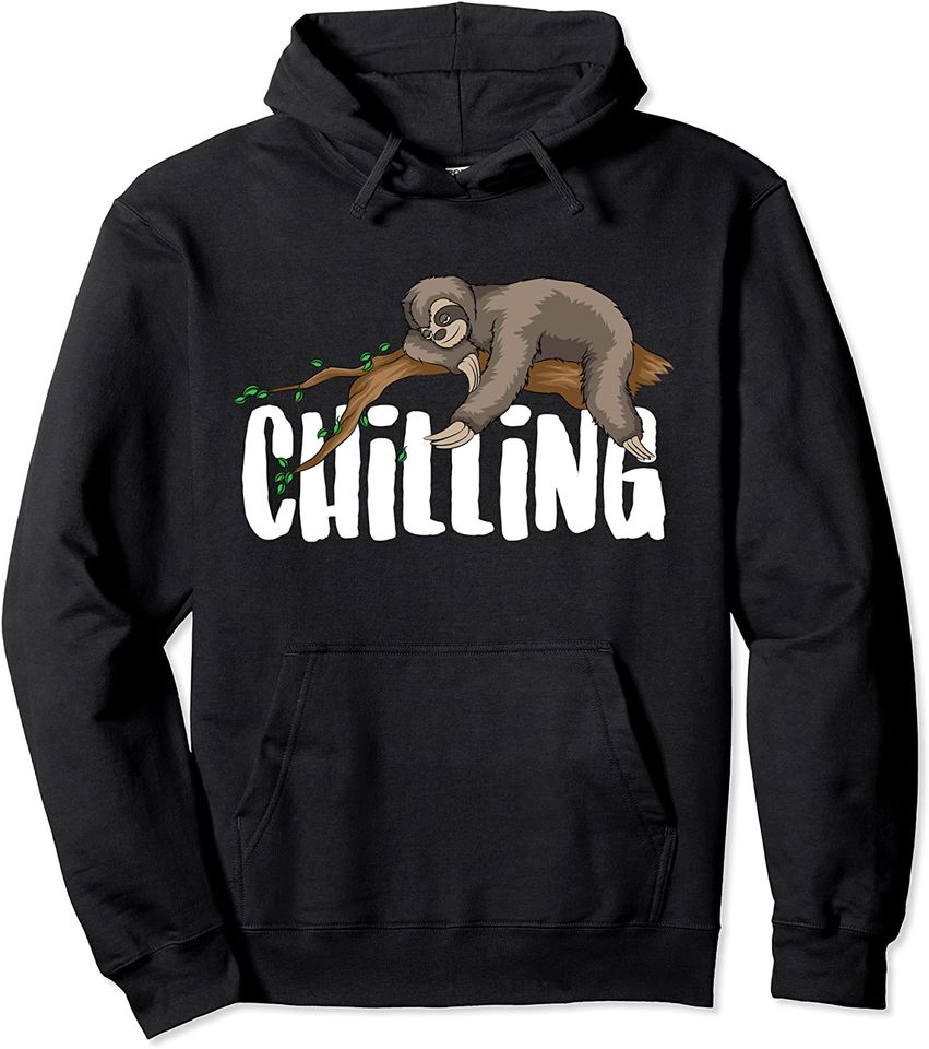 Chilling Sloth Cool Sleeping Lazy Fans Funny Slow - Adult & Kids T-Shirts, Sweatshirts & Hoodies apparel design preview 1
