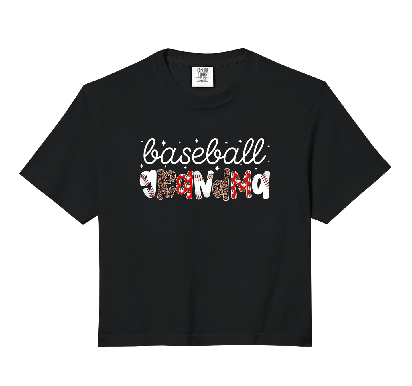 Baseball Grandma Leopard Grandma Sweatshirt - Custom Art Print Unisex - T-Shirt, Sweatshirt, Hoodie