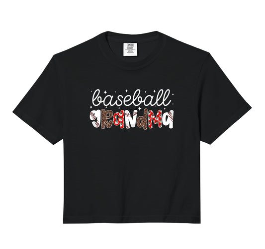 Baseball Grandma Leopard Grandma Sweatshirt - Custom Art Print Unisex - T-Shirt, Sweatshirt, Hoodie