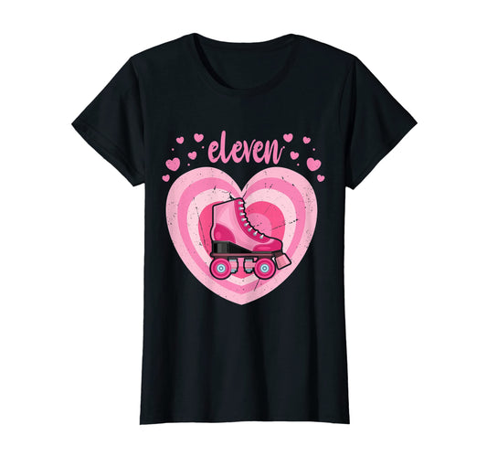 11 Year Old Roller Skating Birthday T-Shirt - Streetwear Style Men Women - T-Shirt, Sweatshirt, Hoodie