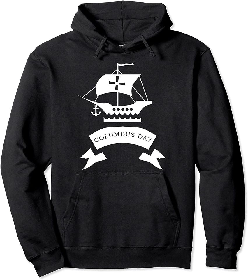 Columbus Day Holiday October 12 Nautical Ship Gift - Adult & Kids T-Shirts, Sweatshirts & Hoodies apparel design preview 1