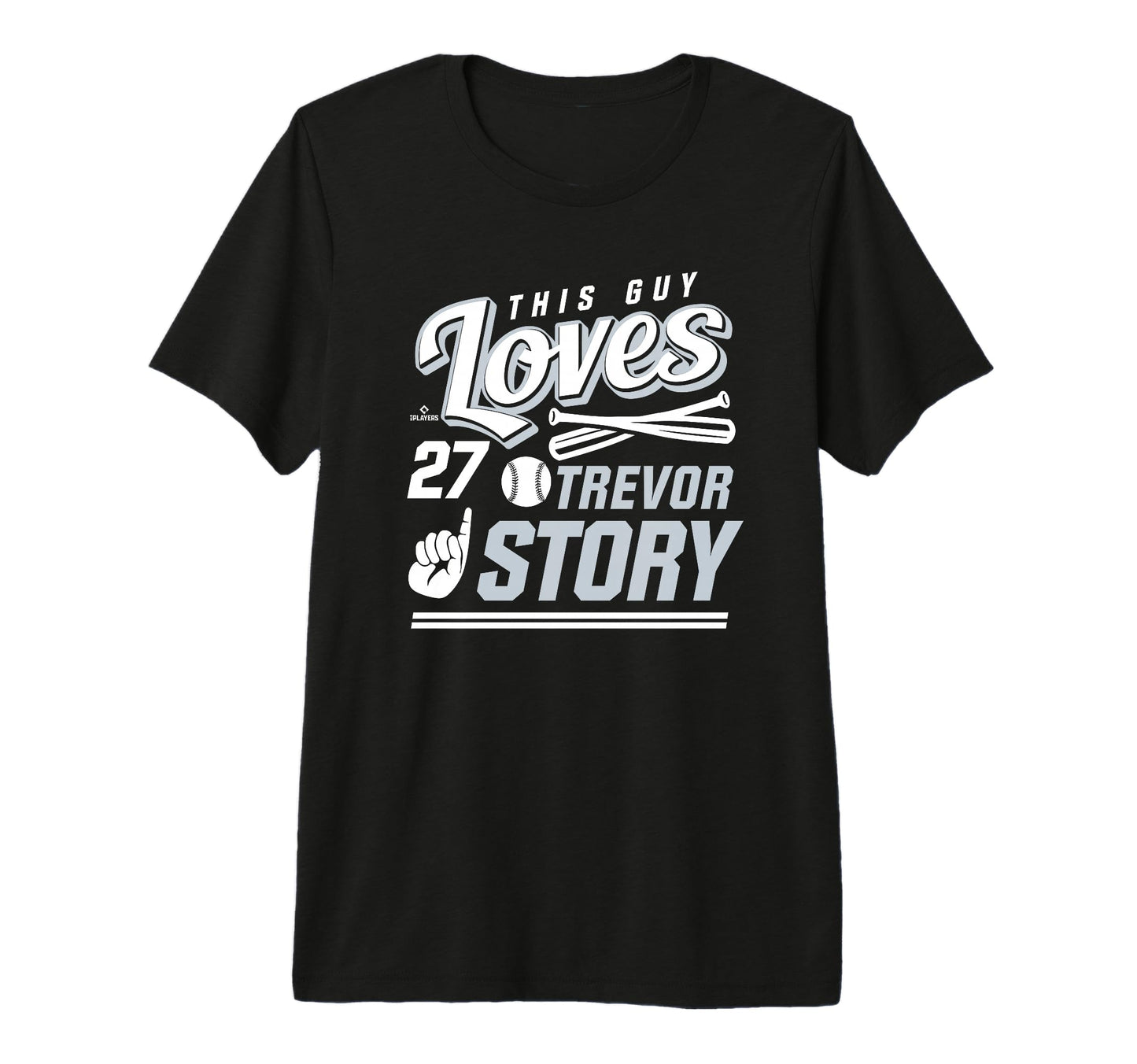 This Guy Loves Trevor Story Tri Blend T-Shirt - Trendy Graphic Unisex - T-Shirt, Sweatshirt, Hoodie