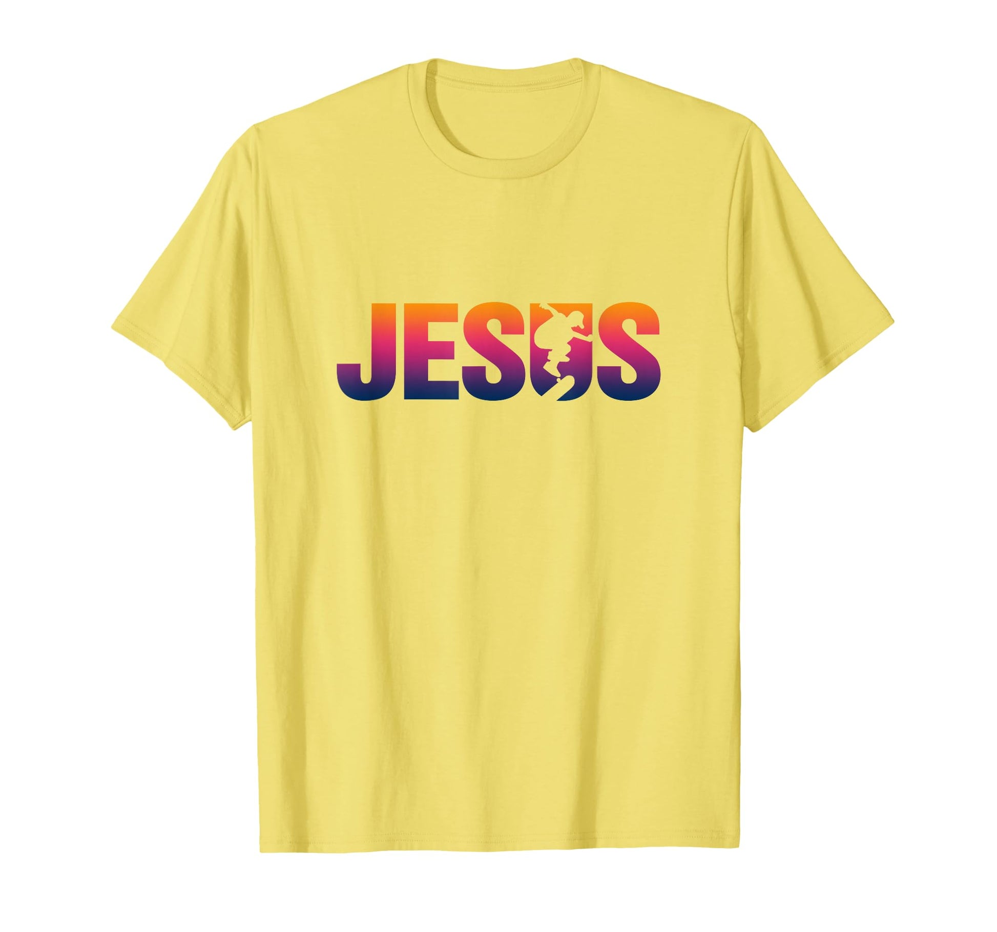 Jesus Christian Skateboard Skater T-Shirt - Graphic Print for Adults - T-Shirt, Sweatshirt, Hoodie