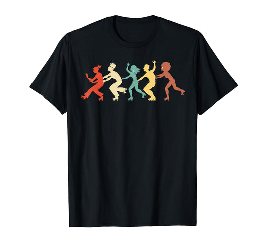 90S Roller Skates T-Shirt - Trendy Graphic for Adults - T-Shirt, Sweatshirt, Hoodie