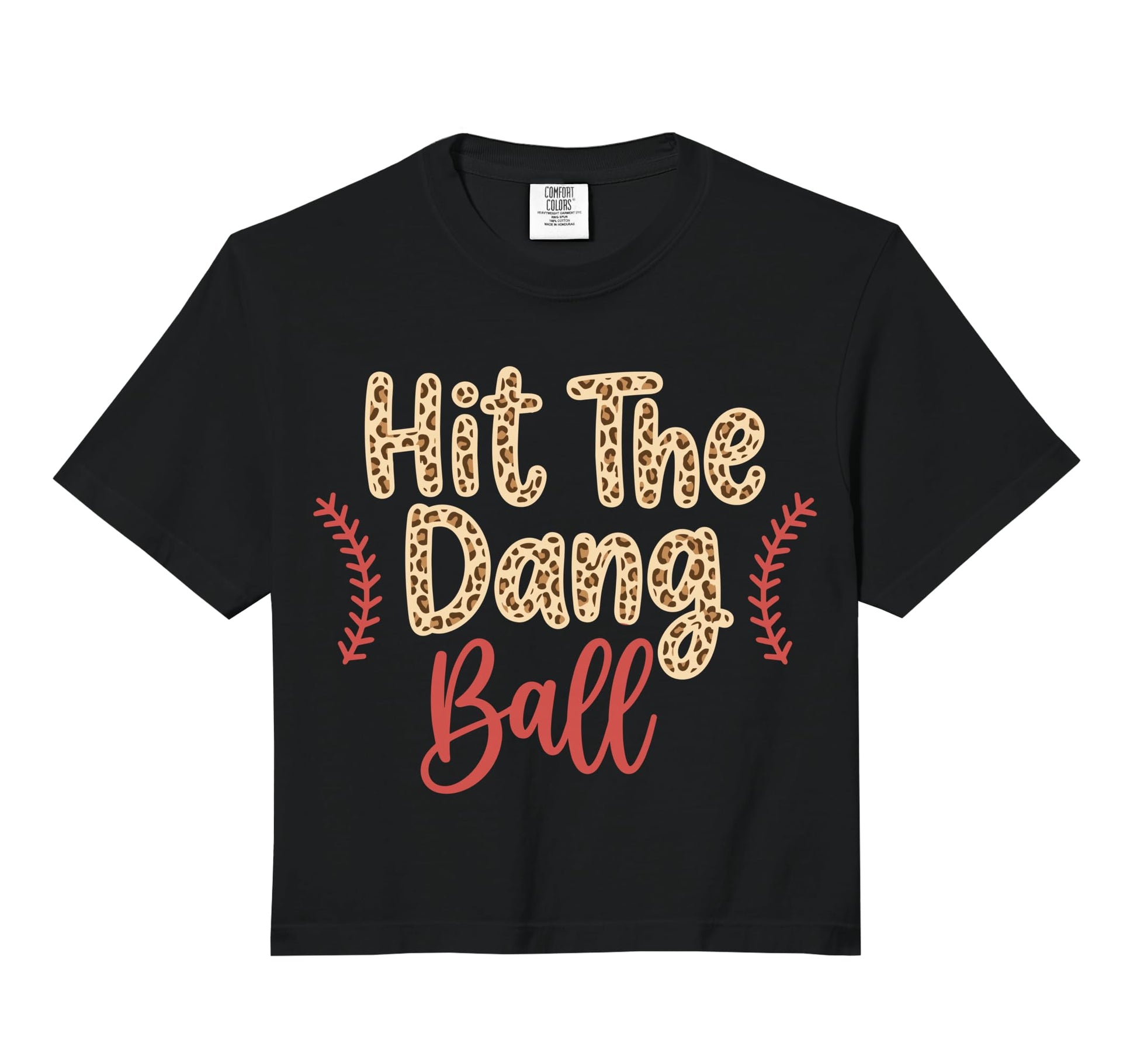 Hit Dang Ball Leopard Baseball Season Hoodie - Novelty Apparel Men Women - T-Shirt, Sweatshirt, Hoodie