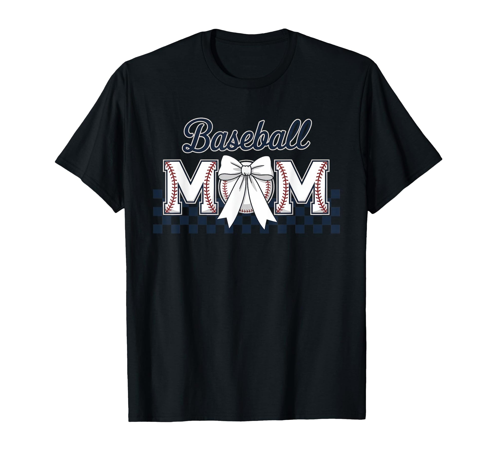 Baseball Mama Coquette Bow Game Day T-Shirt - Graphic Print for Adults - T-Shirt, Sweatshirt, Hoodie