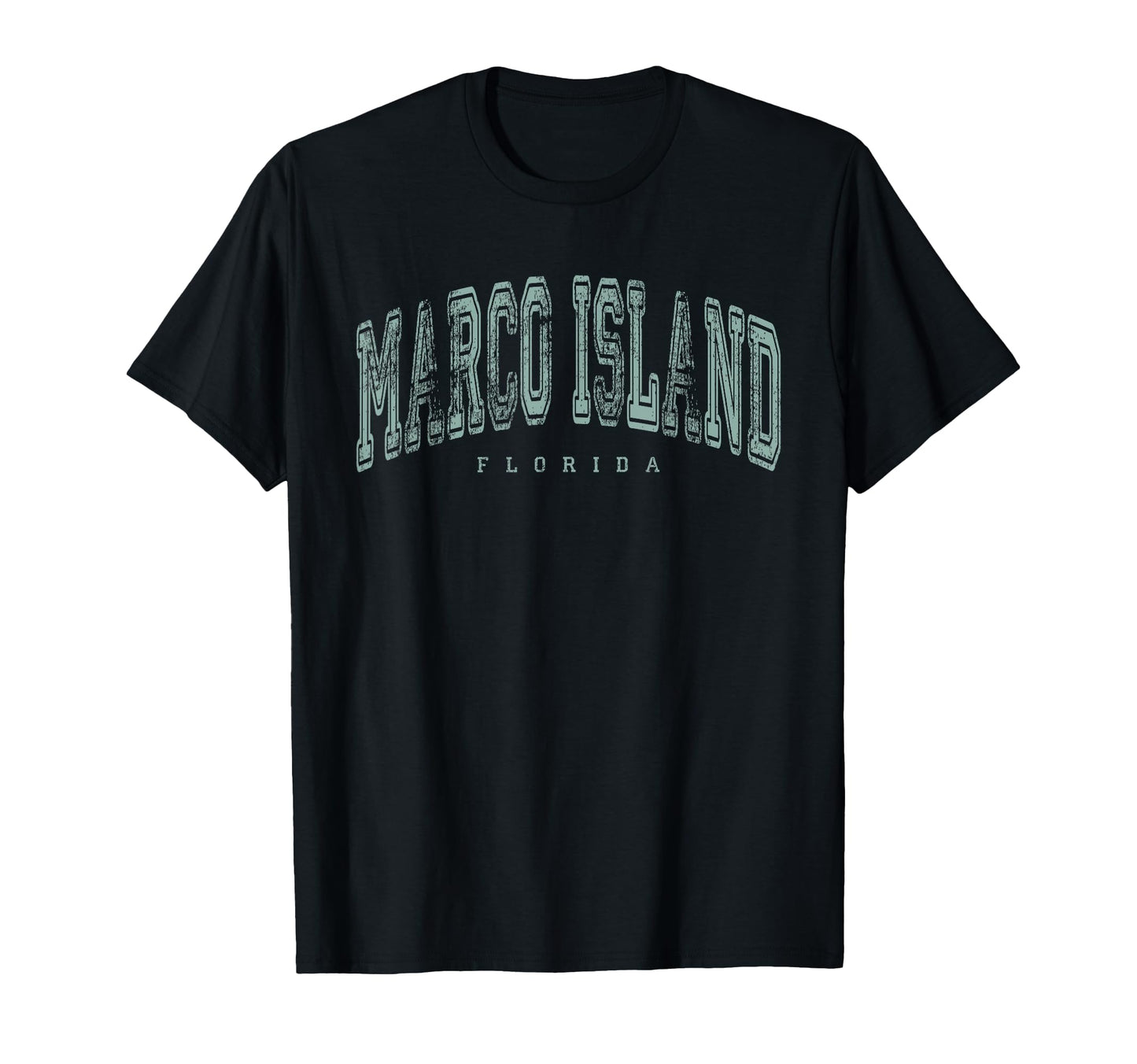 Marco Island Florida Us City State Travel T-Shirt - Custom Art Print Unisex - T-Shirt, Sweatshirt, Hoodie