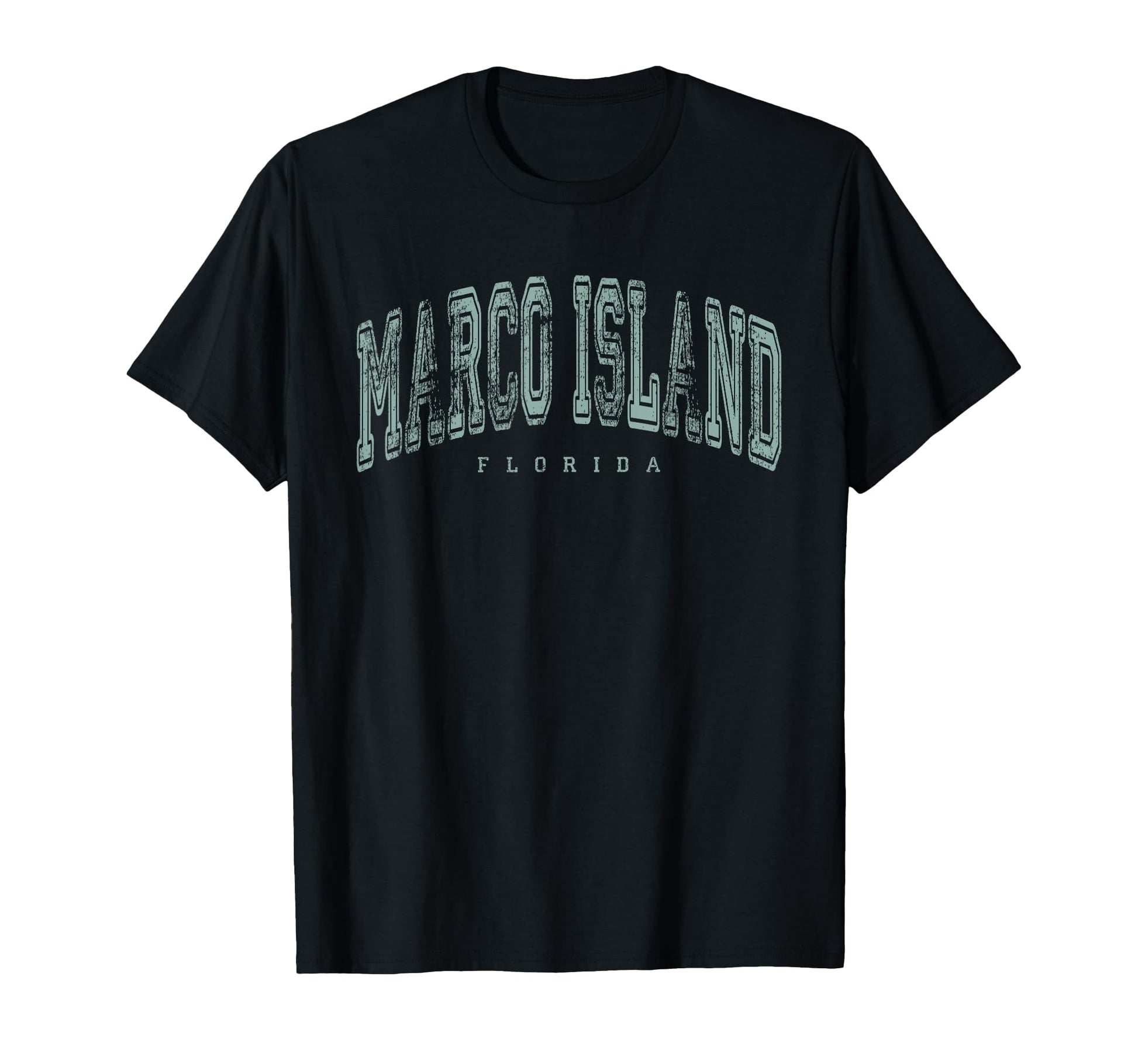 Marco Island Florida Us City State Travel T-Shirt - Custom Art Print Unisex - T-Shirt, Sweatshirt, Hoodie