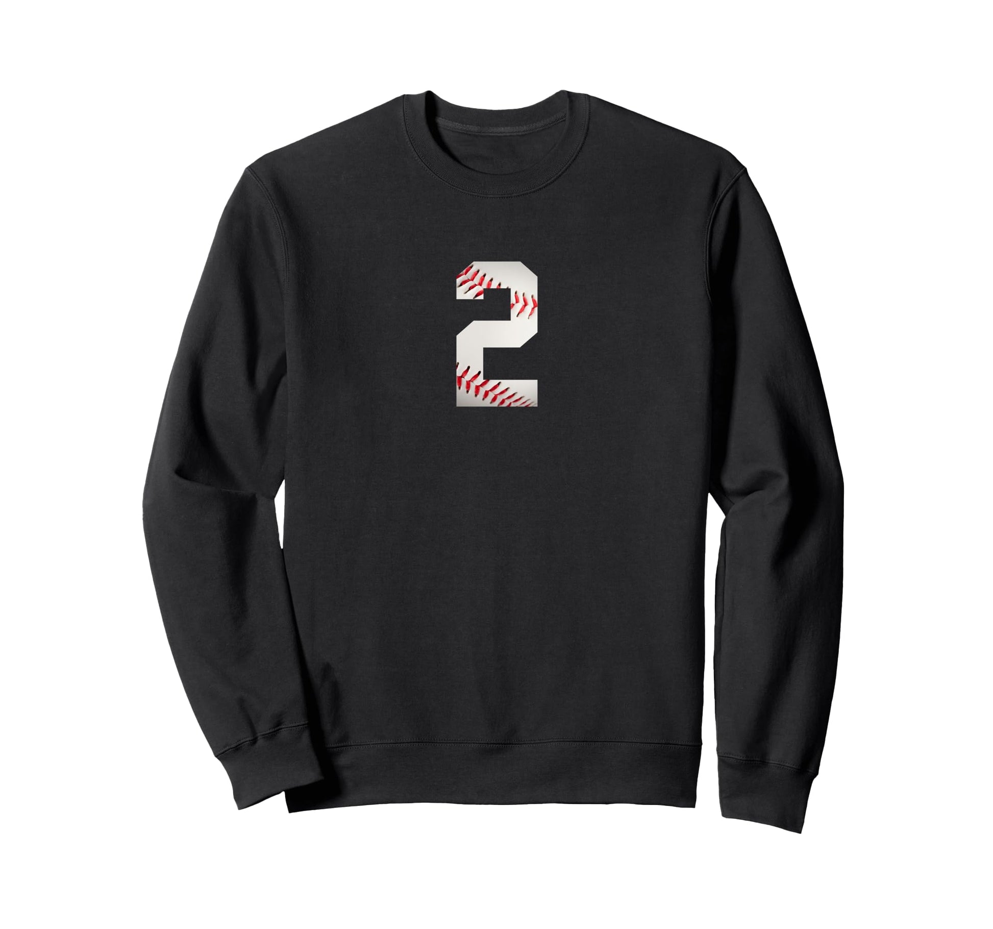 Number 2 Minimalist Birthday Sweatshirt - Graphic Print for Adults - T-Shirt, Sweatshirt, Hoodie
