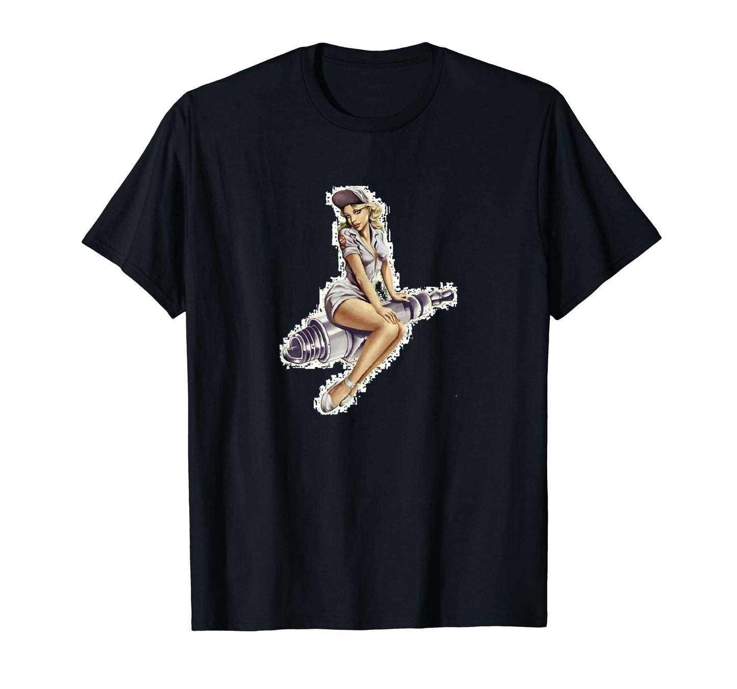 Sexy Pin Up Motif Car Hoodie - Aesthetic Graphic Unisex - T-Shirt, Sweatshirt, Hoodie