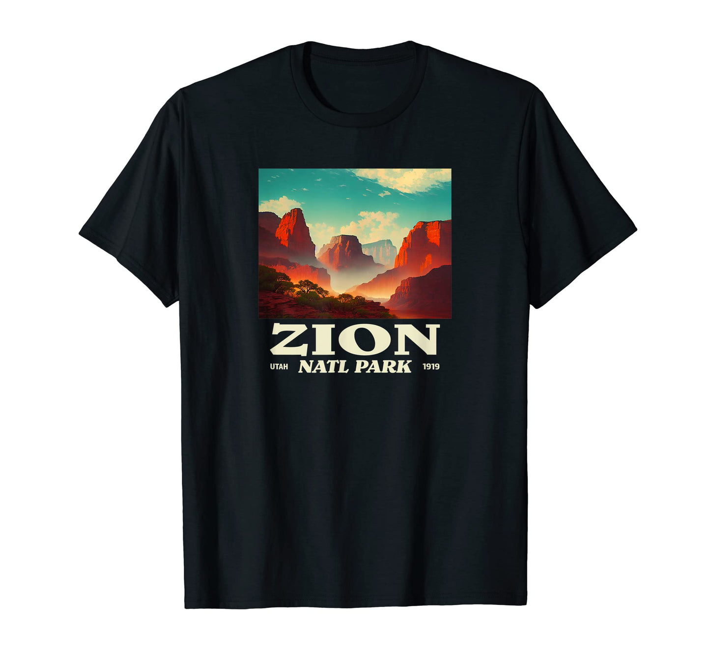 Zion Utah Zion National Park T-Shirt - Casual Everyday Wear Men Women - T-Shirt, Sweatshirt, Hoodie
