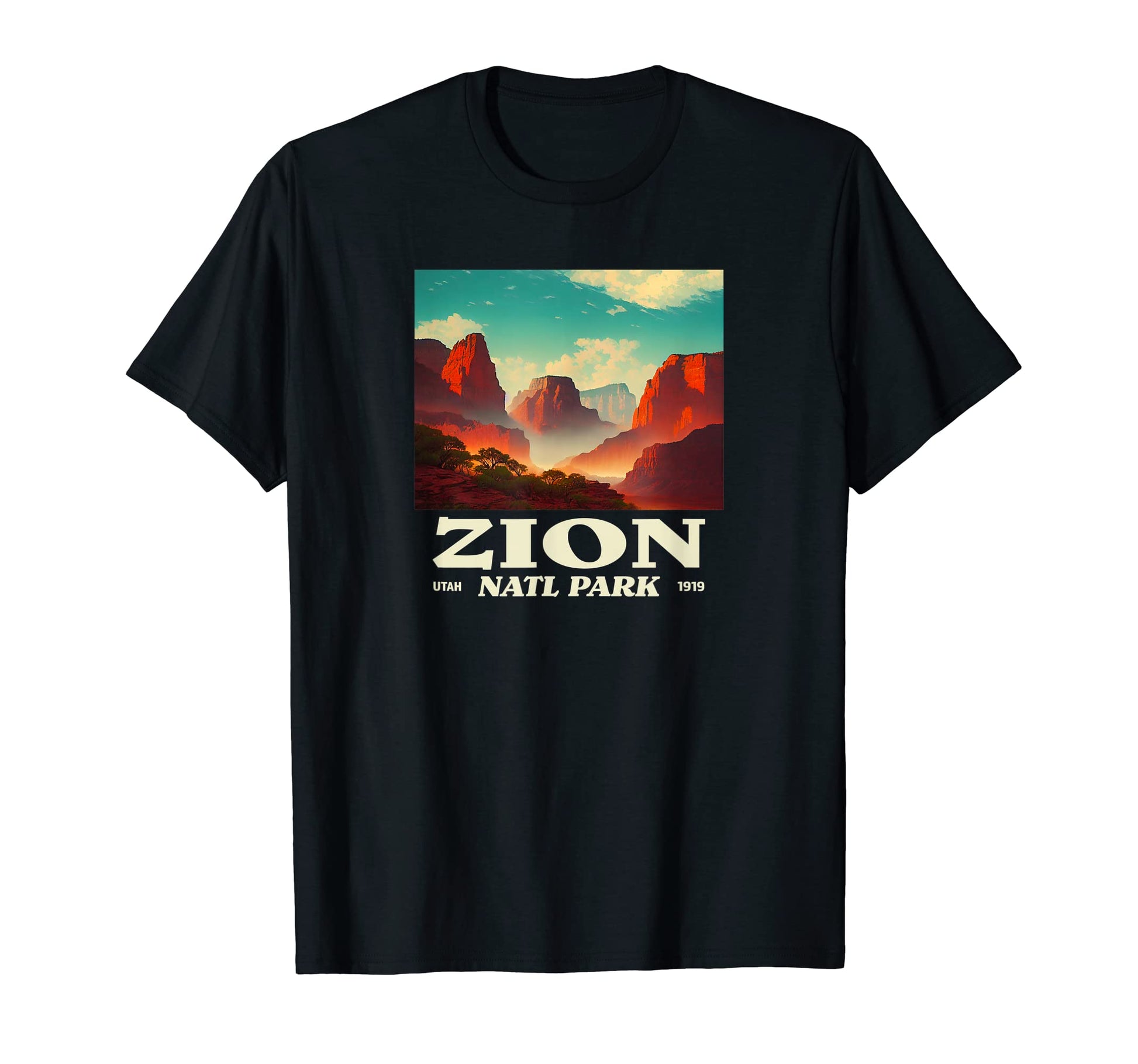 Zion Utah Zion National Park T-Shirt - Casual Everyday Wear Men Women - T-Shirt, Sweatshirt, Hoodie