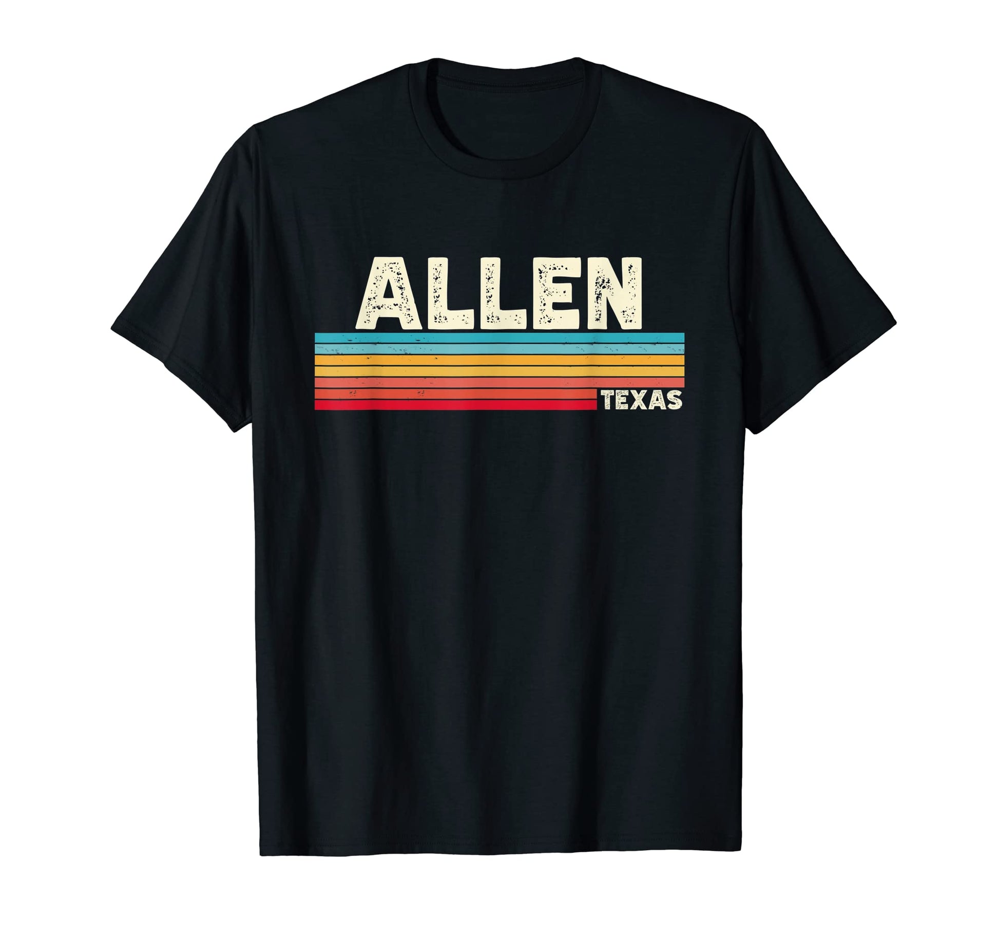 Native Allen Texas Tx Stripes State T-Shirt - Fun Novelty Design Unisex - T-Shirt, Sweatshirt, Hoodie
