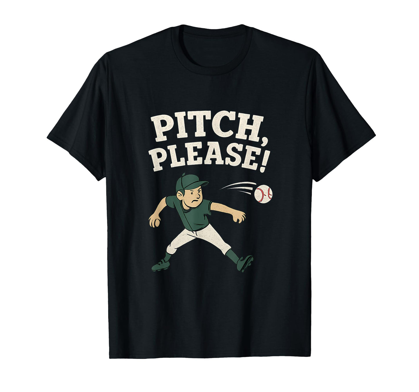 Pitch Please Baseball Fan T-Shirt - Fun Novelty Design for Adults - T-Shirt, Sweatshirt, Hoodie