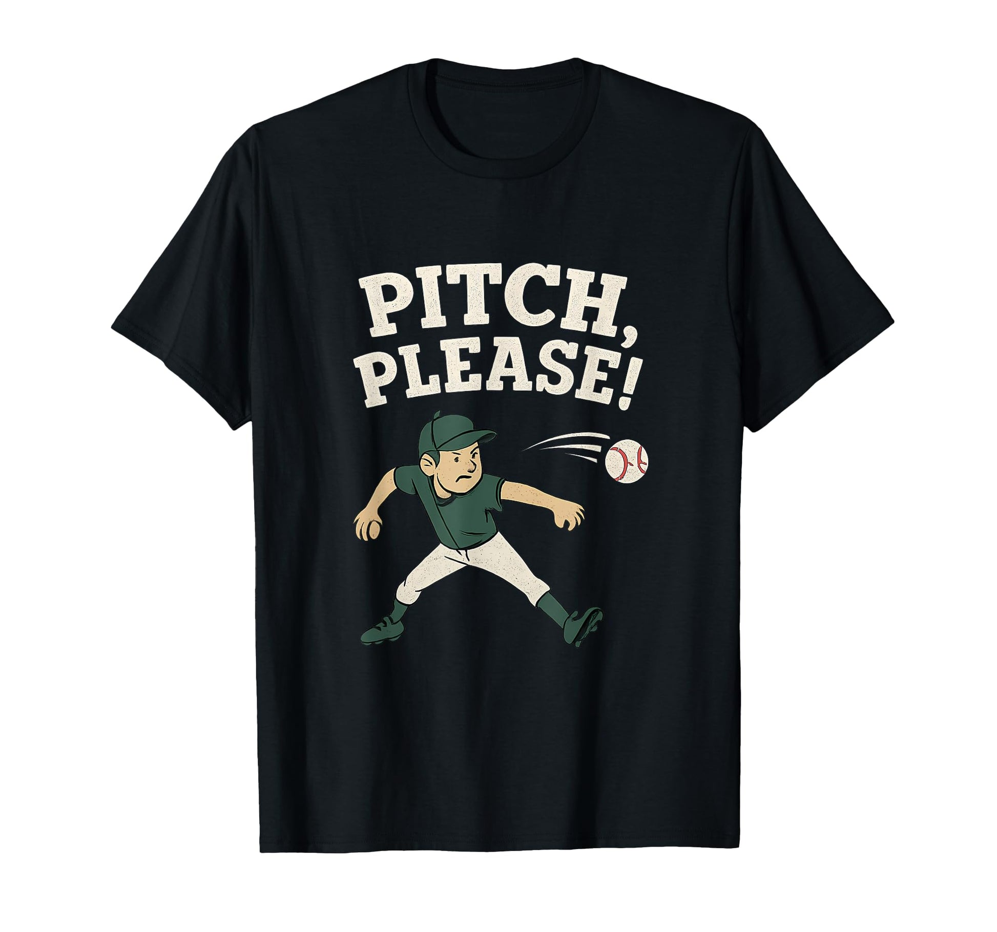 Pitch Please Baseball Fan T-Shirt - Fun Novelty Design for Adults - T-Shirt, Sweatshirt, Hoodie
