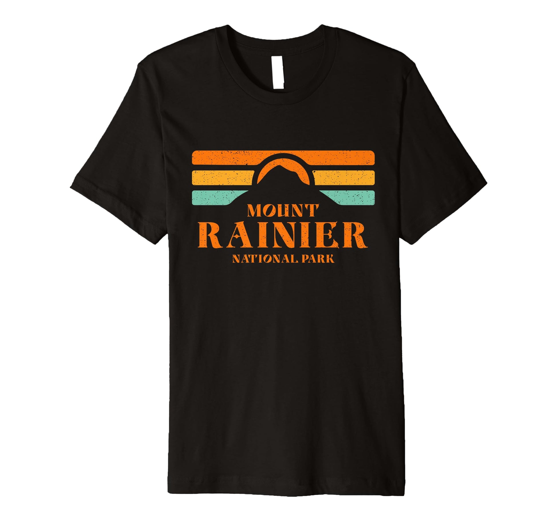 Sunset Mountain Mount Rainier T-Shirt - Casual Everyday Wear for Adults - T-Shirt, Sweatshirt, Hoodie
