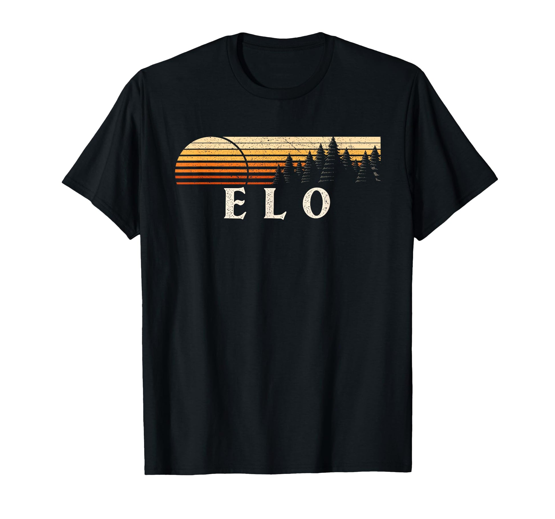 Elo Wi Evergreen Sunset Eighties T-Shirt - Casual Everyday Wear for Adults - T-Shirt, Sweatshirt, Hoodie