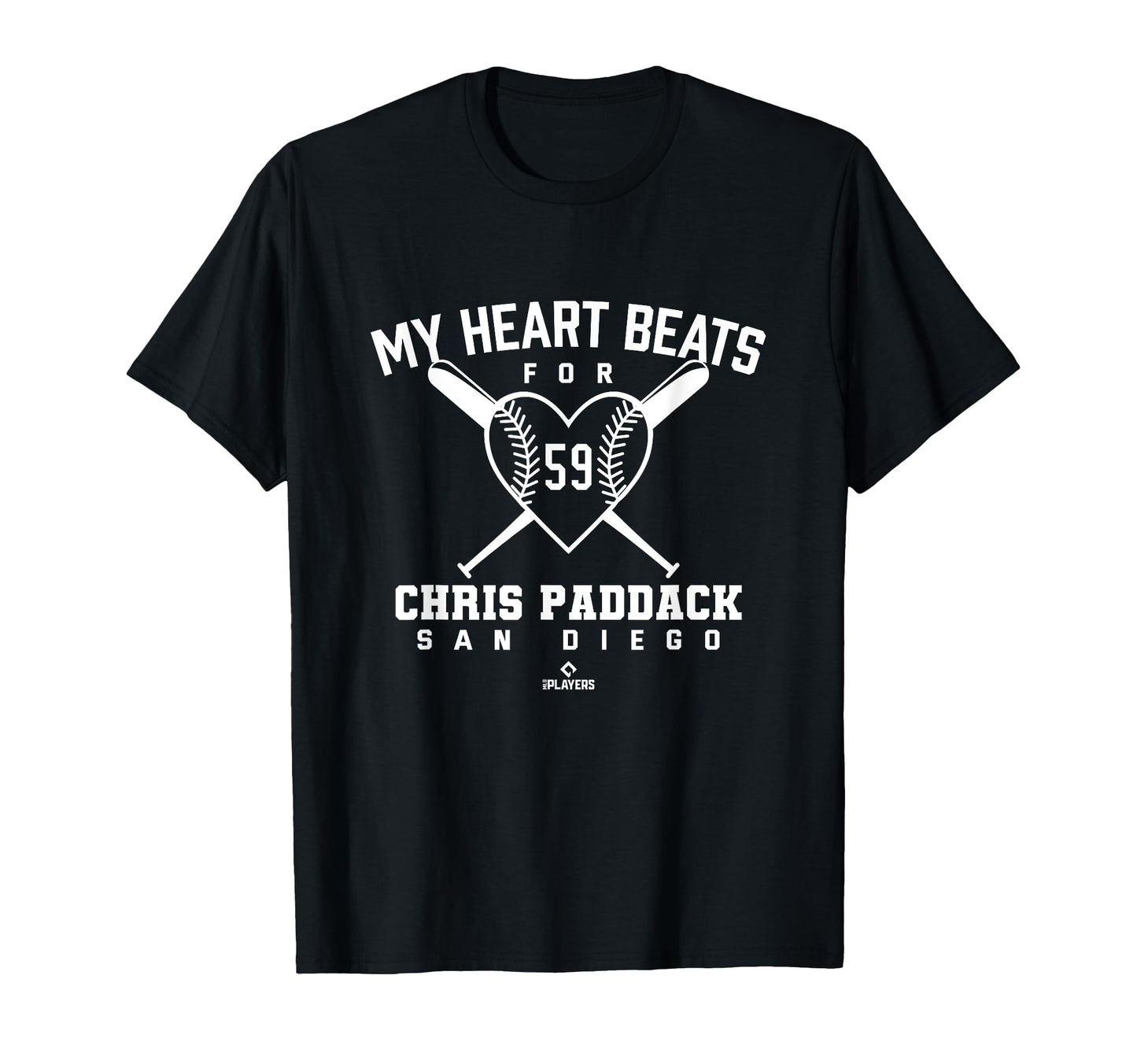 My Heart Beats Chris Paddack Valentines T-Shirt - Minimalist Print Unisex - T-Shirt, Sweatshirt, Hoodie