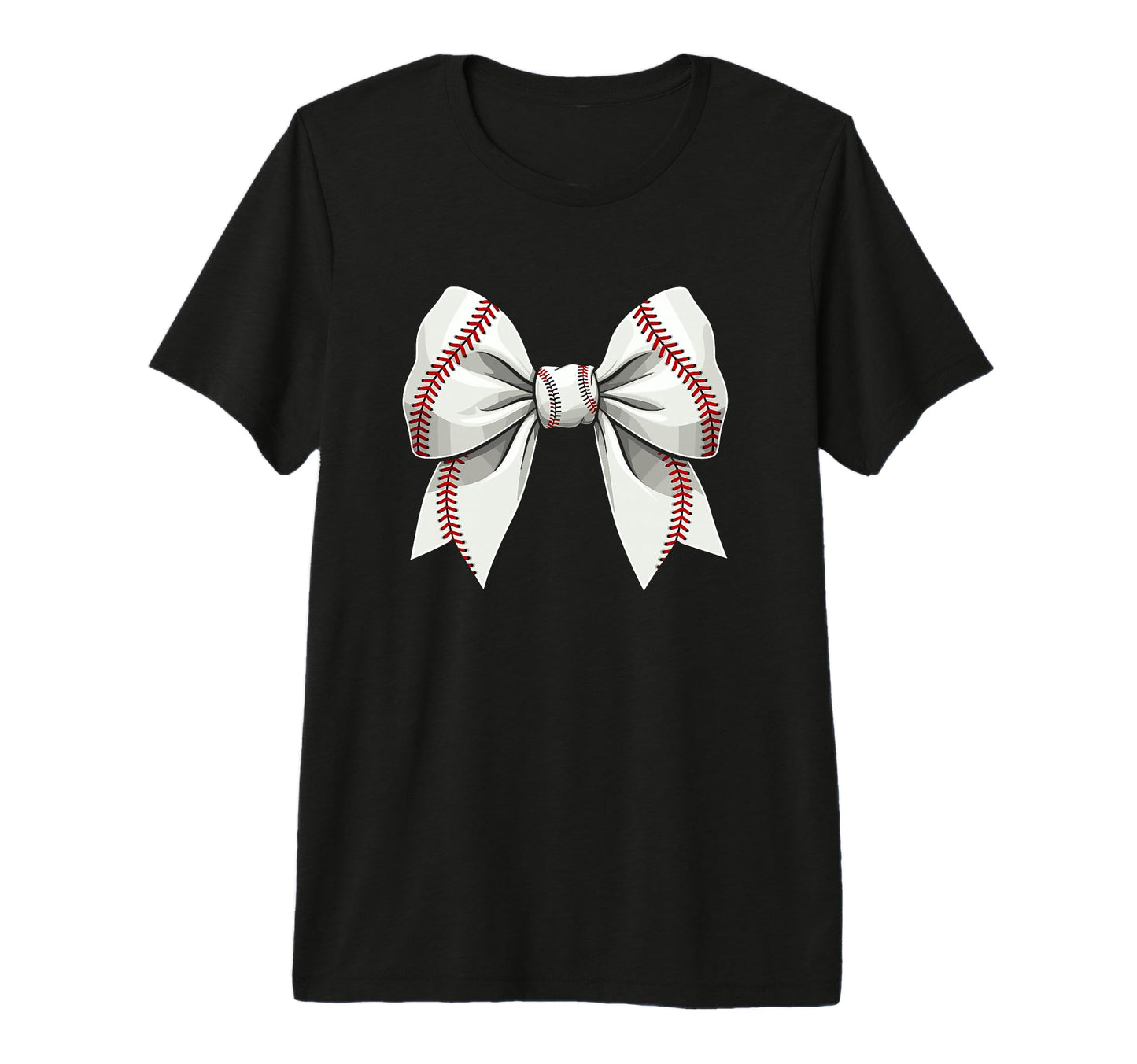Baseball Coquette Bow Baseball Mom T-Shirt - Fun Novelty Design Men Women - T-Shirt, Sweatshirt, Hoodie