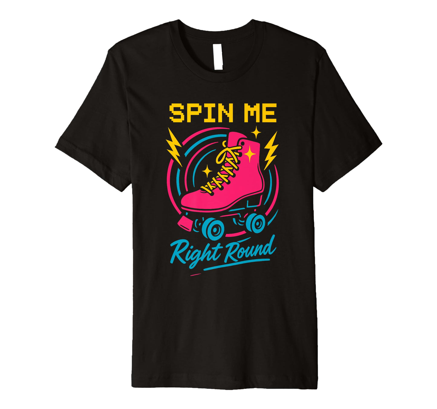 Roller Rink Crew Skate Disco Vibes T-Shirt - Aesthetic Graphic for Adults - T-Shirt, Sweatshirt, Hoodie