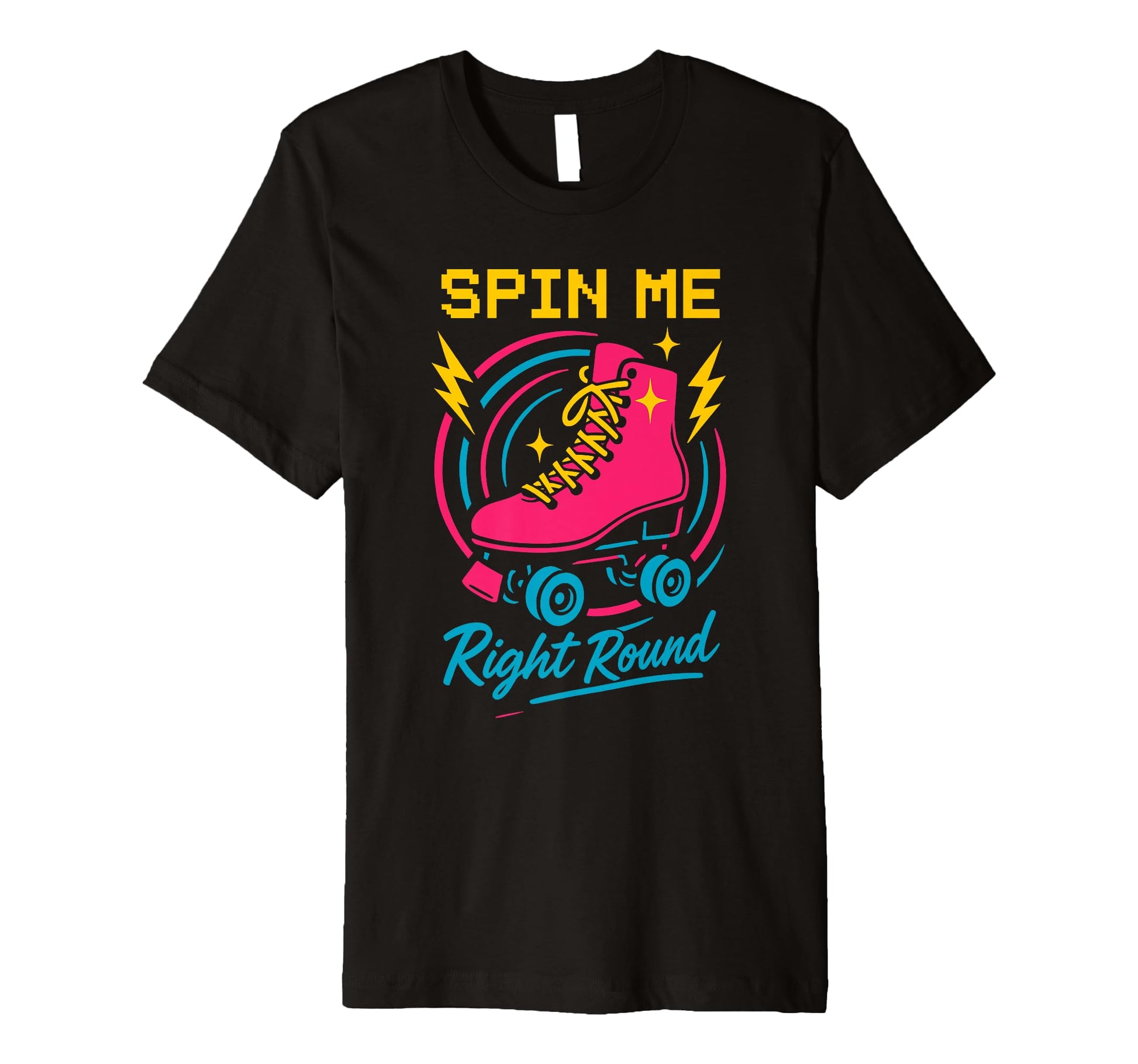 Roller Rink Crew Skate Disco Vibes T-Shirt - Aesthetic Graphic for Adults - T-Shirt, Sweatshirt, Hoodie