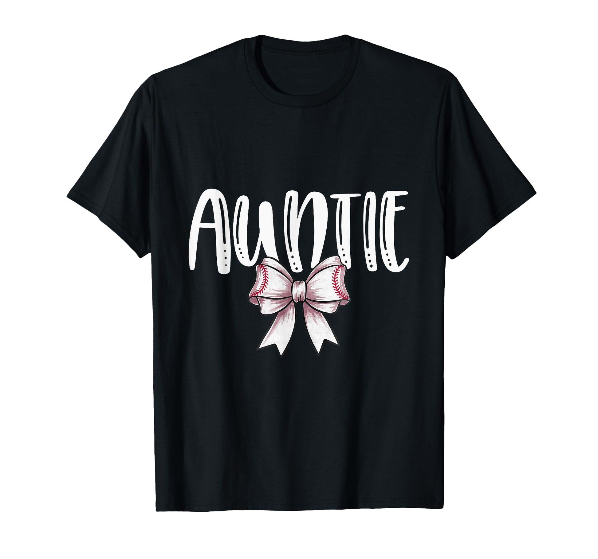 Coquette Baseball Auntie Spirit T-Shirt - Graphic Print for Adults - T-Shirt, Sweatshirt, Hoodie