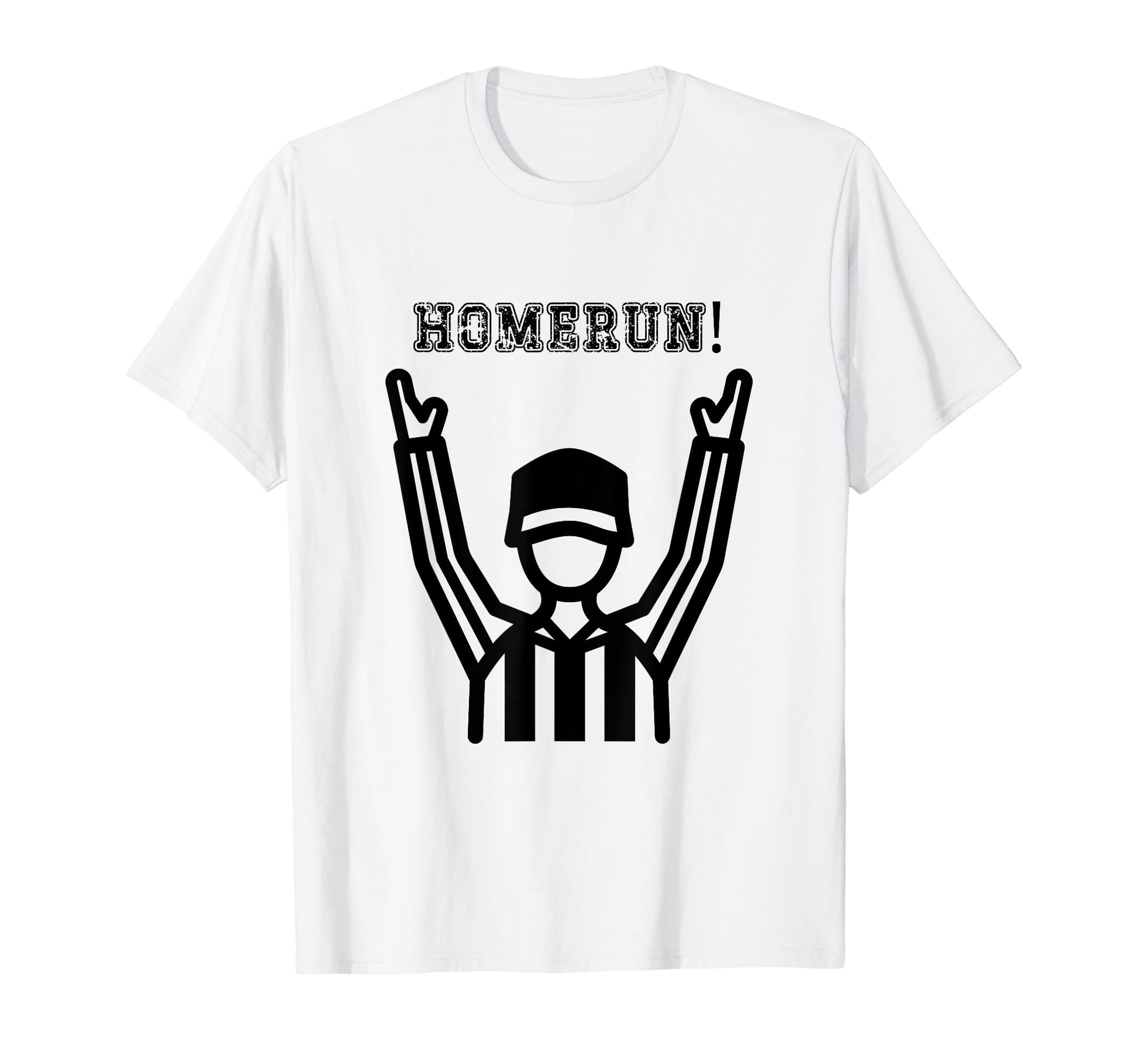 Homerun Funny Baseball T-Shirt - Custom Art Print for Adults - T-Shirt, Sweatshirt, Hoodie