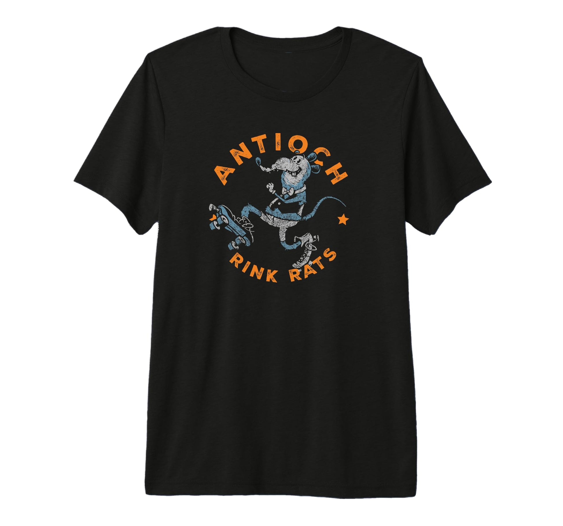 Roller Skating Rink Rat Antioch T-Shirt - Casual Everyday Wear Unisex - T-Shirt, Sweatshirt, Hoodie