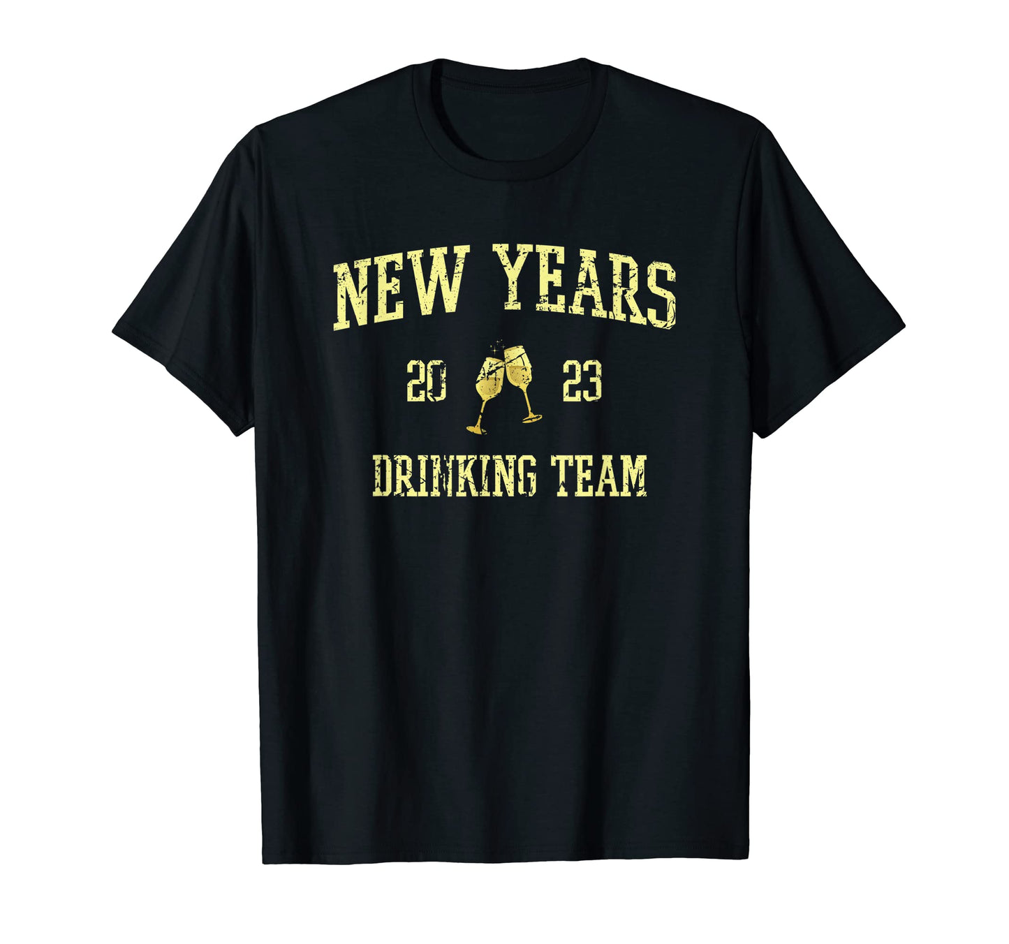 New Years 2023 Drinking Team T-Shirt - Custom Art Print for Adults - T-Shirt, Sweatshirt, Hoodie