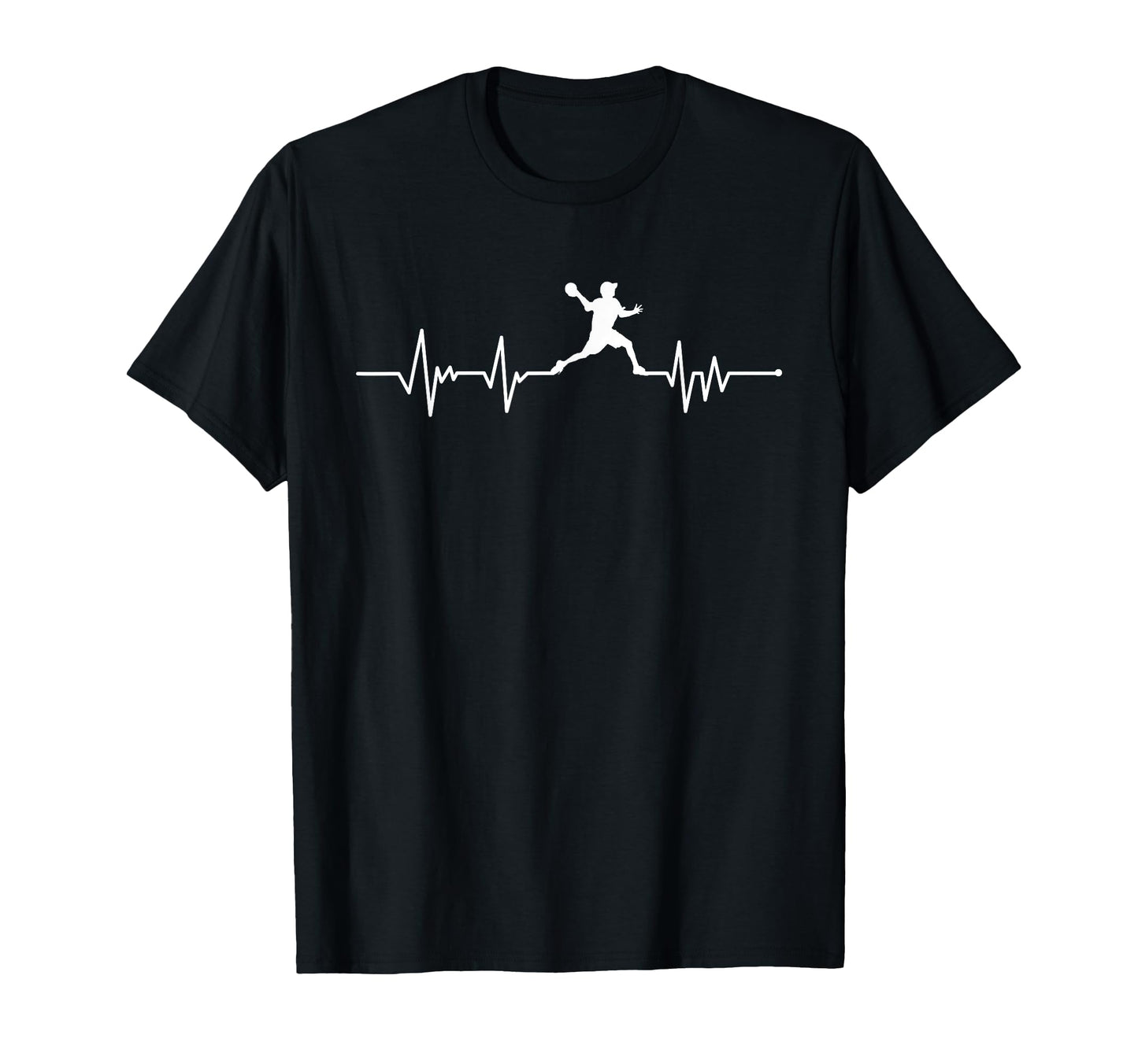 Baseball Pitcher Heartbeat Line T-Shirt - Aesthetic Graphic for Adults - T-Shirt, Sweatshirt, Hoodie