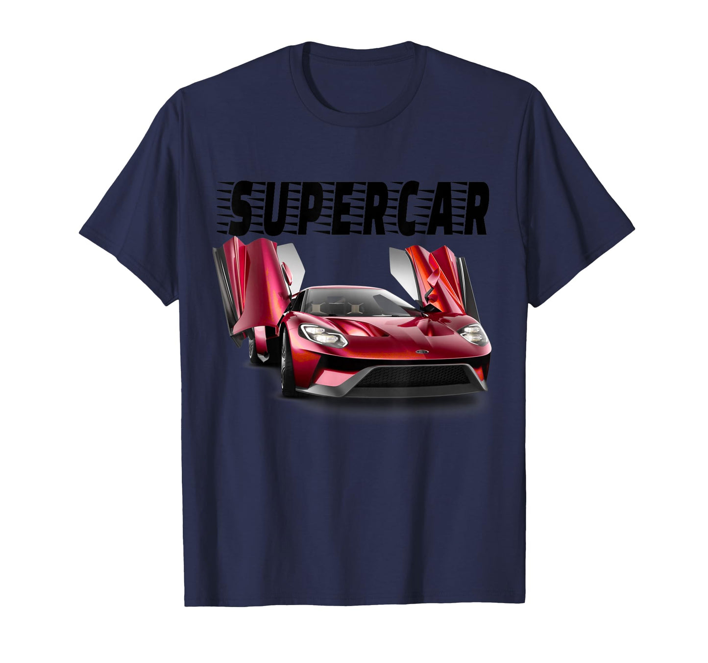 Nice Exotic Supercar Sports Car T-Shirt - Fun Novelty Design for Adults - T-Shirt, Sweatshirt, Hoodie