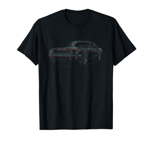 American Muscle Car Auto Car Lovers T-Shirt - Graphic Print Men Women - T-Shirt, Sweatshirt, Hoodie