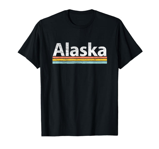 Alaska Worn Stripes T-Shirt - Graphic Print for Adults - T-Shirt, Sweatshirt, Hoodie