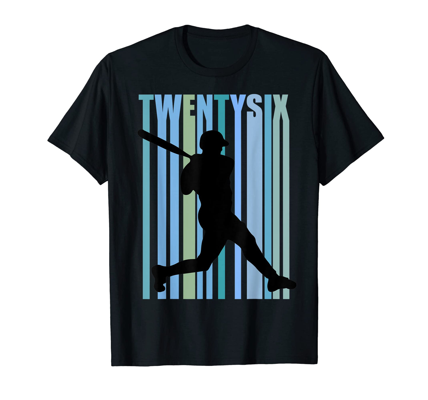26Th Birthday Mens Baseball Batter T-Shirt - Minimalist Print for Adults - T-Shirt, Sweatshirt, Hoodie