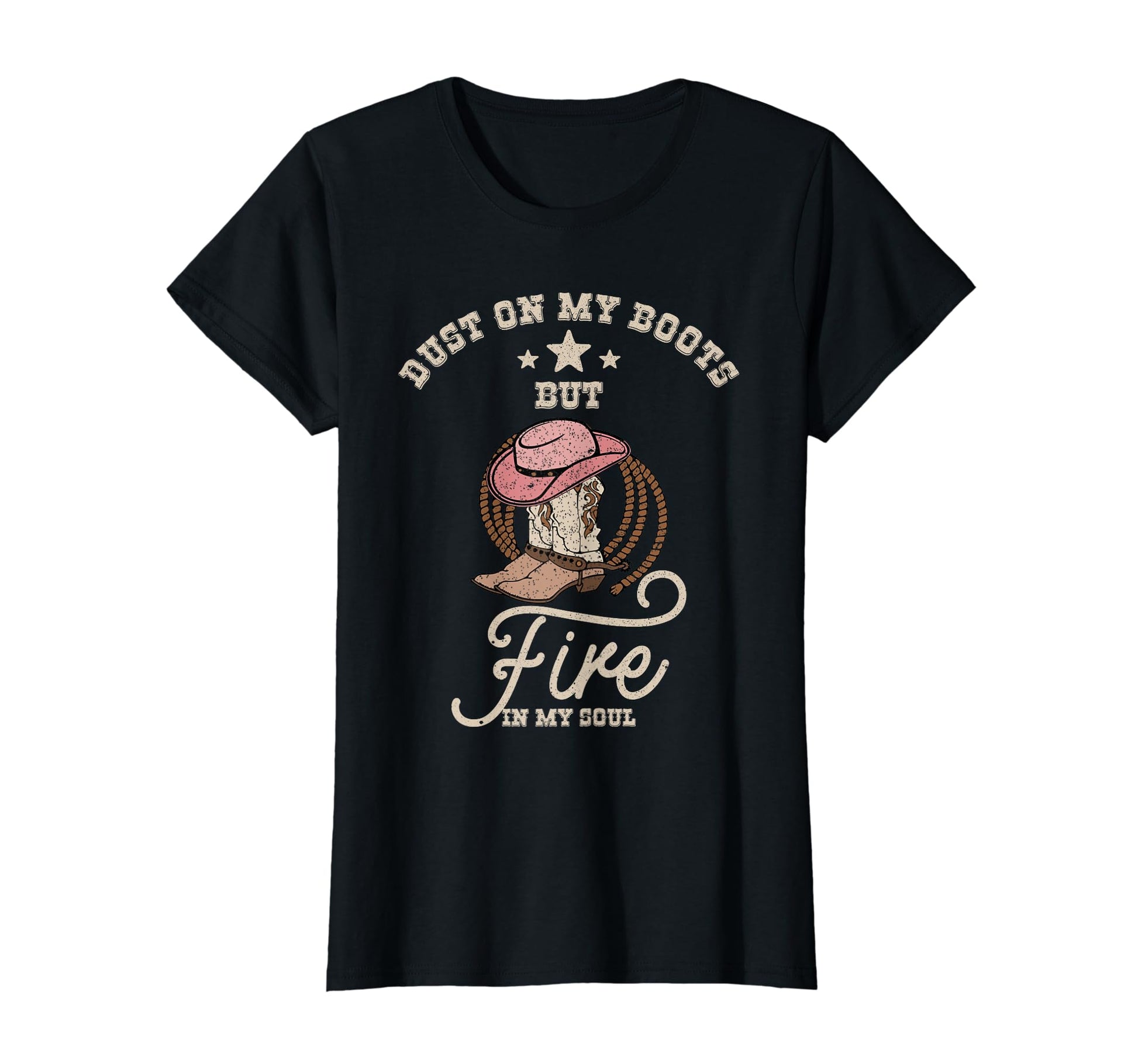 Boots Lasso Cowgirls Hat Western T-Shirt - Fun Novelty Design Unisex - T-Shirt, Sweatshirt, Hoodie