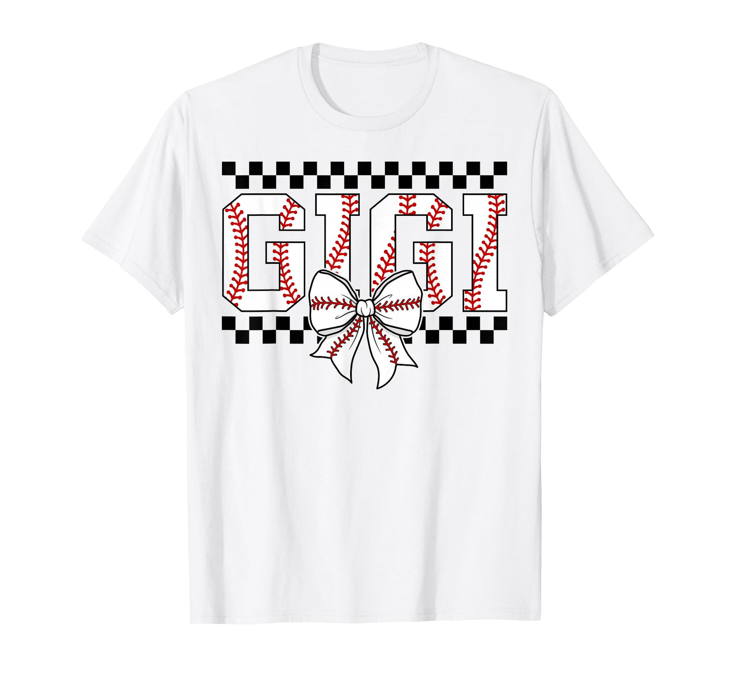 Baseball Gigi Coquette Bow Game Day T-Shirt - Unique Graphic for Adults - T-Shirt, Sweatshirt, Hoodie