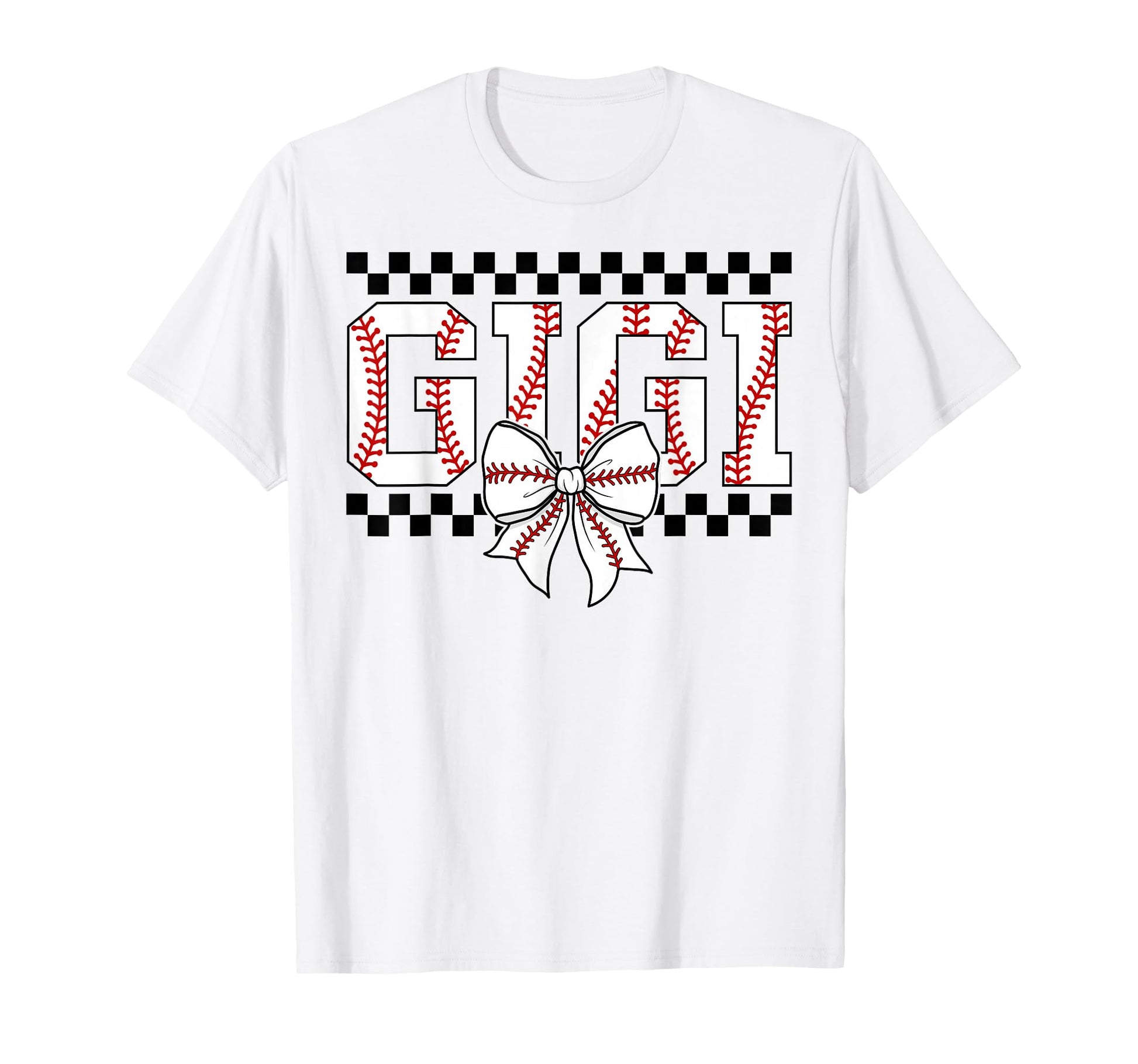 Baseball Gigi Coquette Bow Game Day T-Shirt - Unique Graphic for Adults - T-Shirt, Sweatshirt, Hoodie