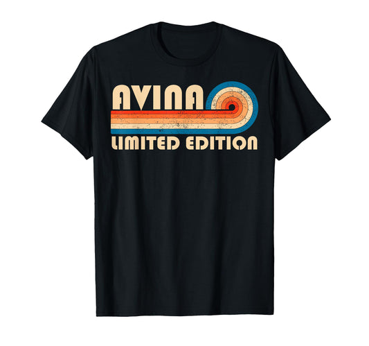 Avina 70S 80S Sunset Stripe T-Shirt - Fun Novelty Design for Adults - T-Shirt, Sweatshirt, Hoodie