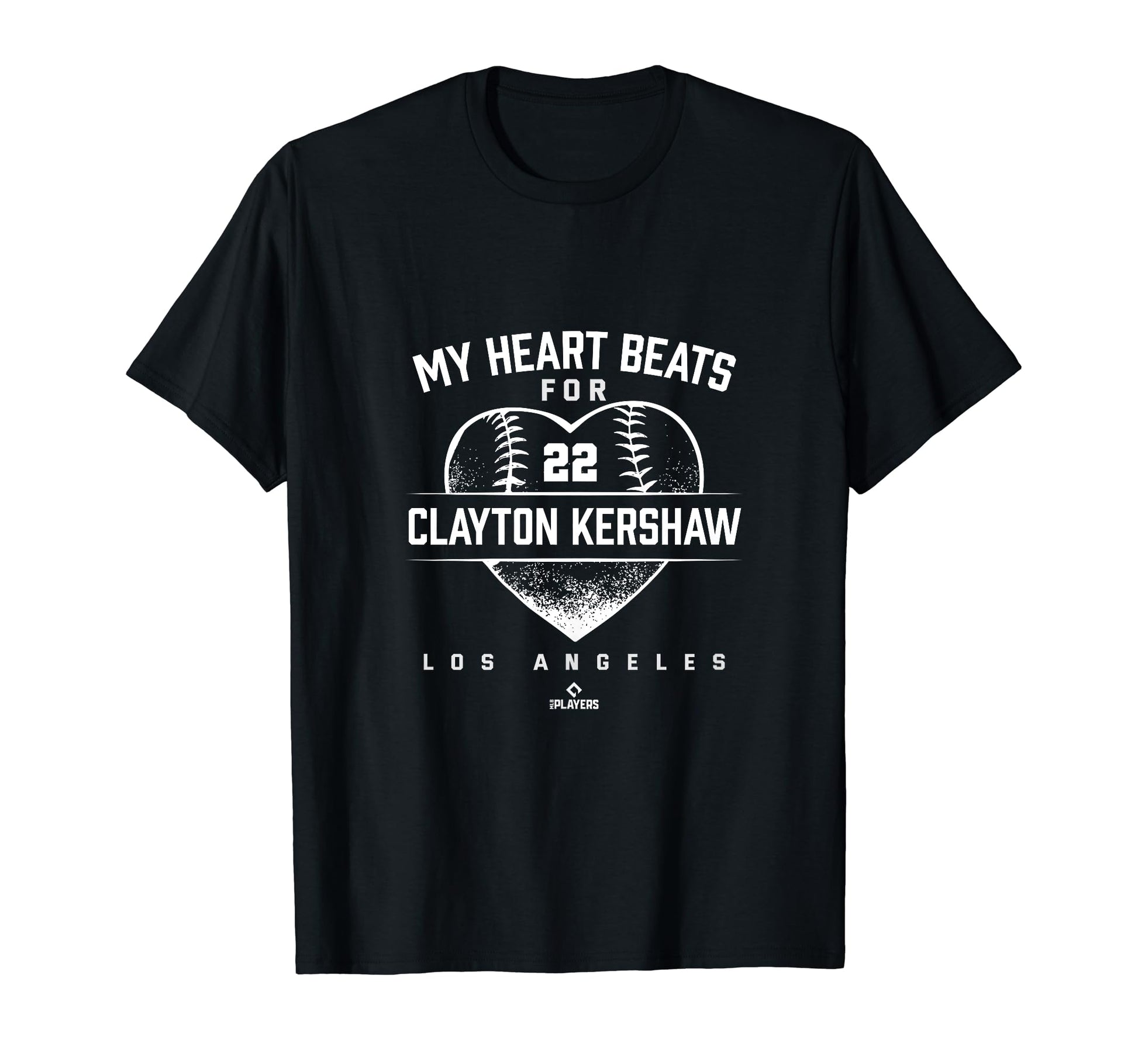 My Heart Beats Clayton Kershaw T-Shirt - Casual Everyday Wear for Adults - T-Shirt, Sweatshirt, Hoodie