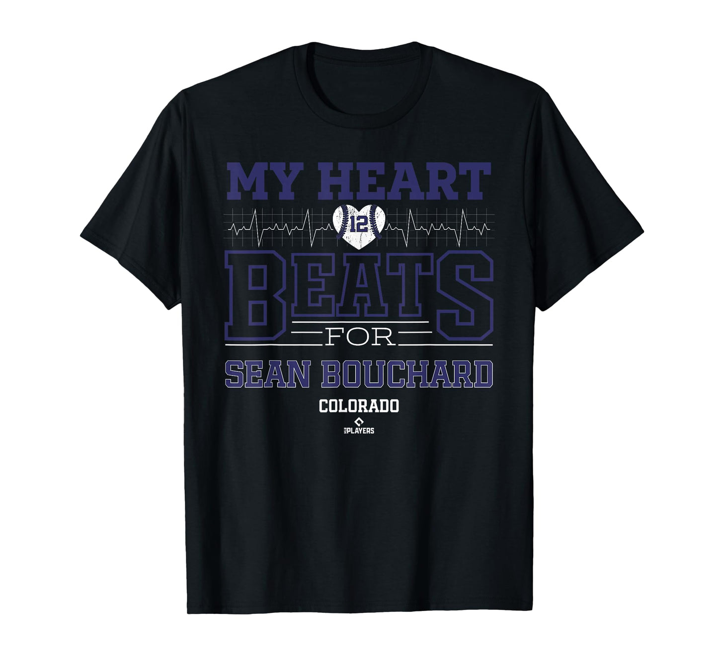 My Heart Beats Sean Bouchard Colorado T-Shirt - Novelty Apparel for Adults - T-Shirt, Sweatshirt, Hoodie