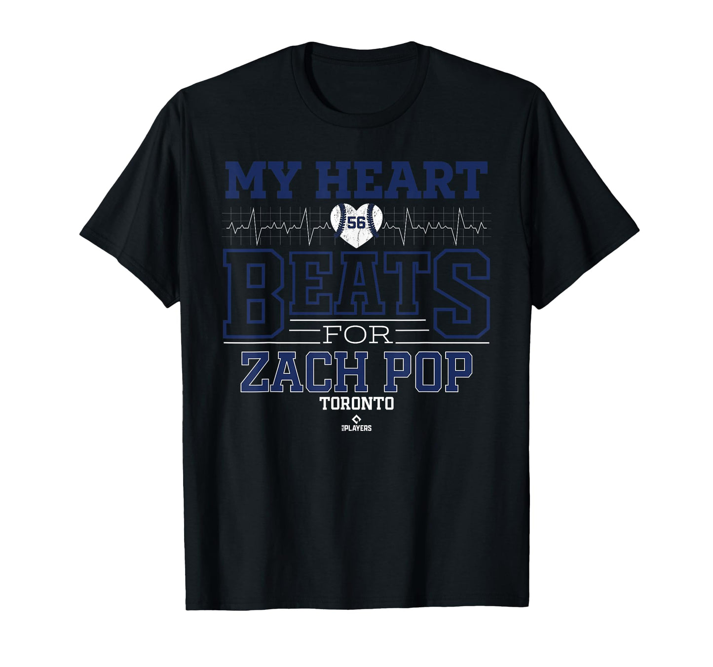 My Heart Beats Zach Pop Toronto T-Shirt - Minimalist Print for Adults - T-Shirt, Sweatshirt, Hoodie