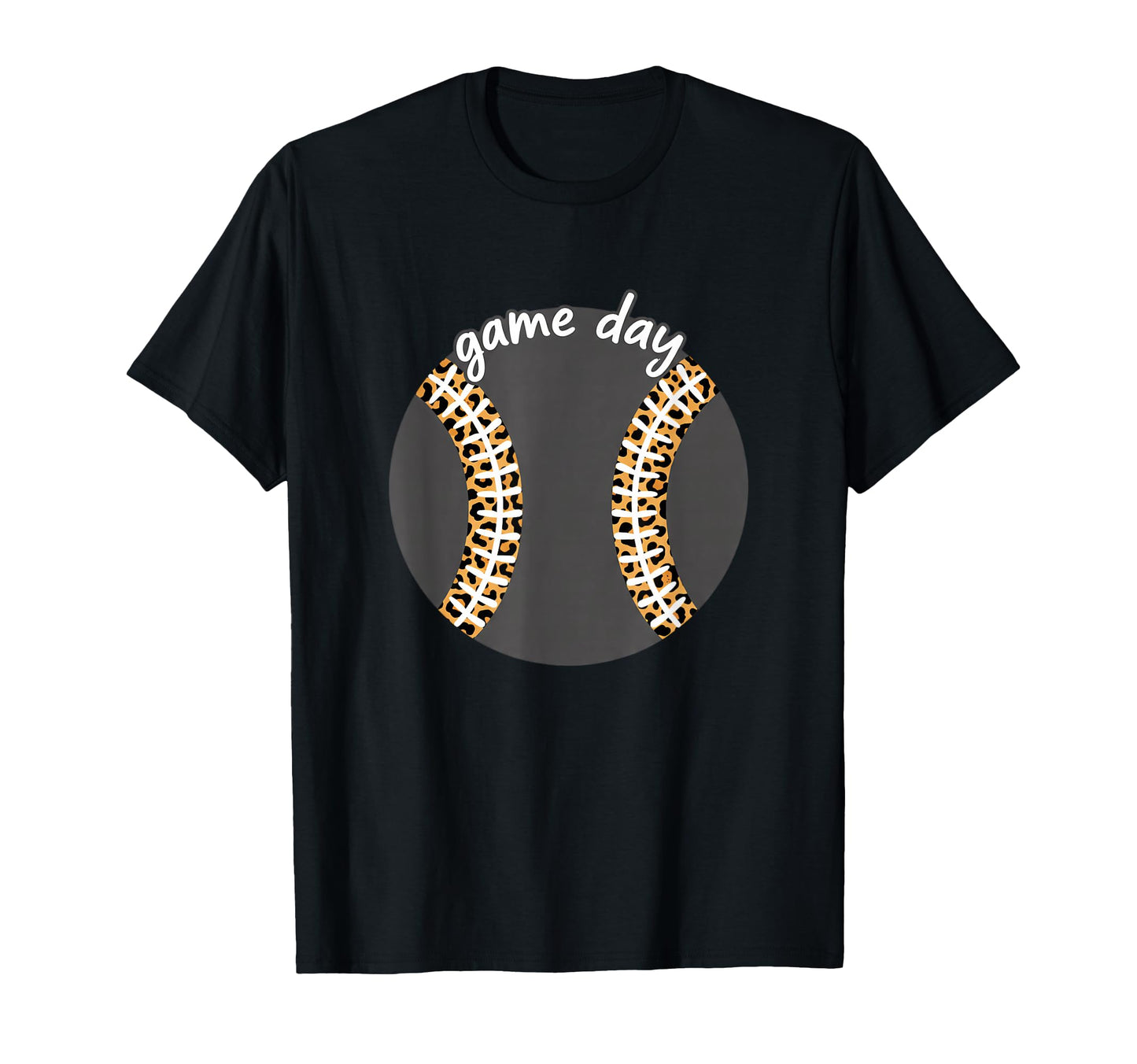 Game Day Baseball Mom Leopard T-Shirt - Aesthetic Graphic Men Women - T-Shirt, Sweatshirt, Hoodie